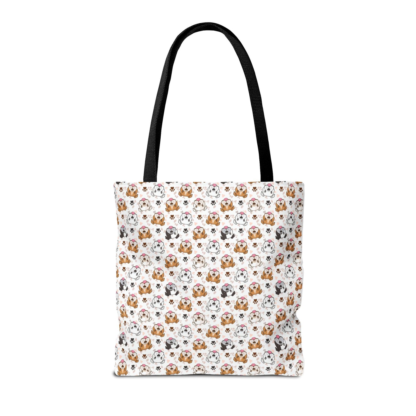 English Bulldog Tote Bag, Bulldog Lover Gift, Paw Print Design, Pet Owner Gift, Shopping Bag, Bulldog Mom/Dad Gift