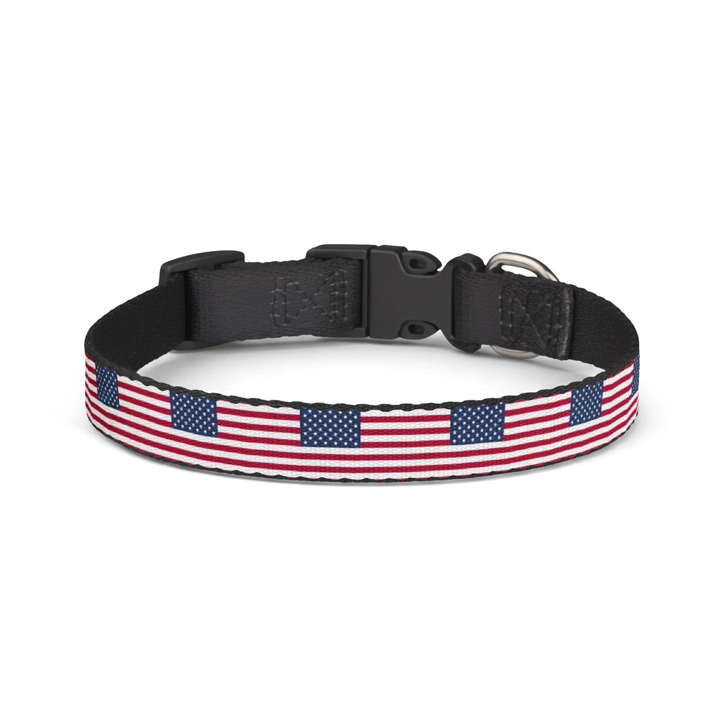 United States Soccer Dog Collar — American Flag Grid Clip-On Pet Collar, Fan Gear