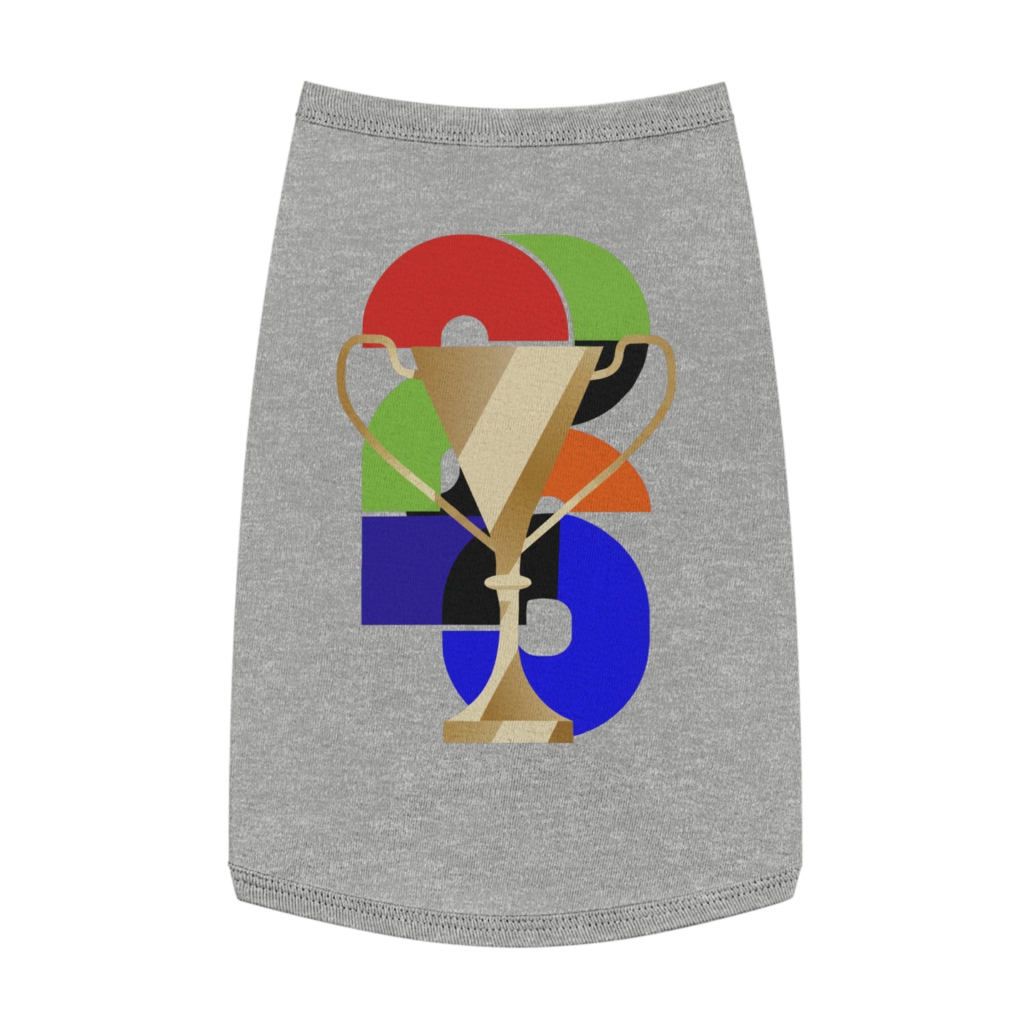 Soccer Dog Tank Top - Football Pet Tee with 2026 Trophy for Game Day & Watch Parties