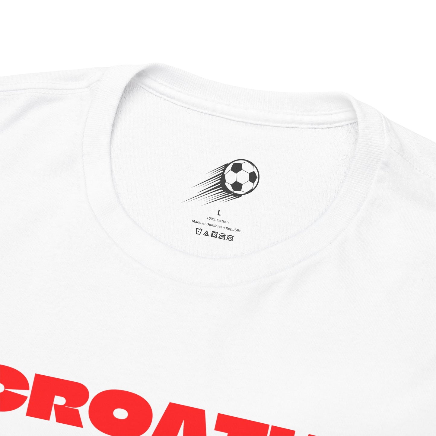 Croatia Football T-Shirt - Unisex Croatia Soccer Fan Tee with Flag (2026)