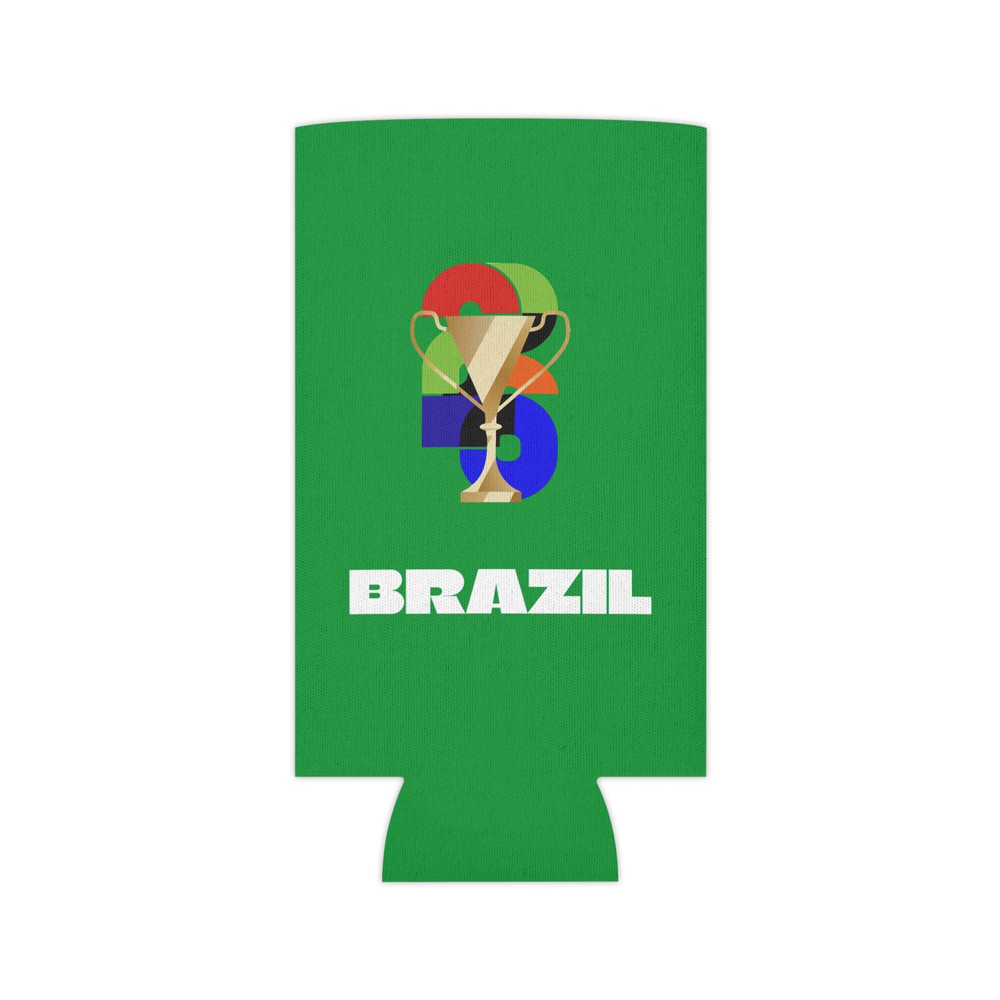 Brazil Soccer Can Cooler - Brazil Football Fan Koozie for Game Day (2026)
