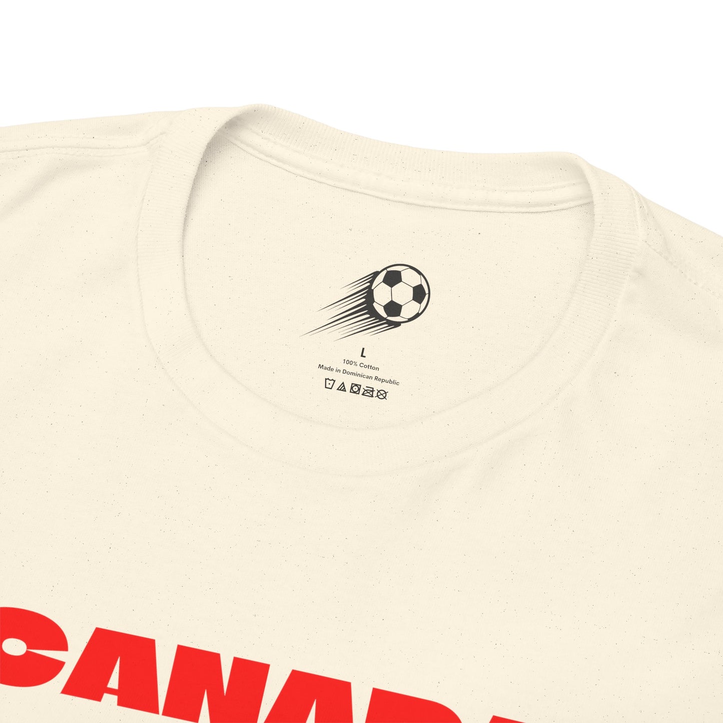 Canada Football T-Shirt - Unisex Canada Soccer Fan Tee with Flag (2026)