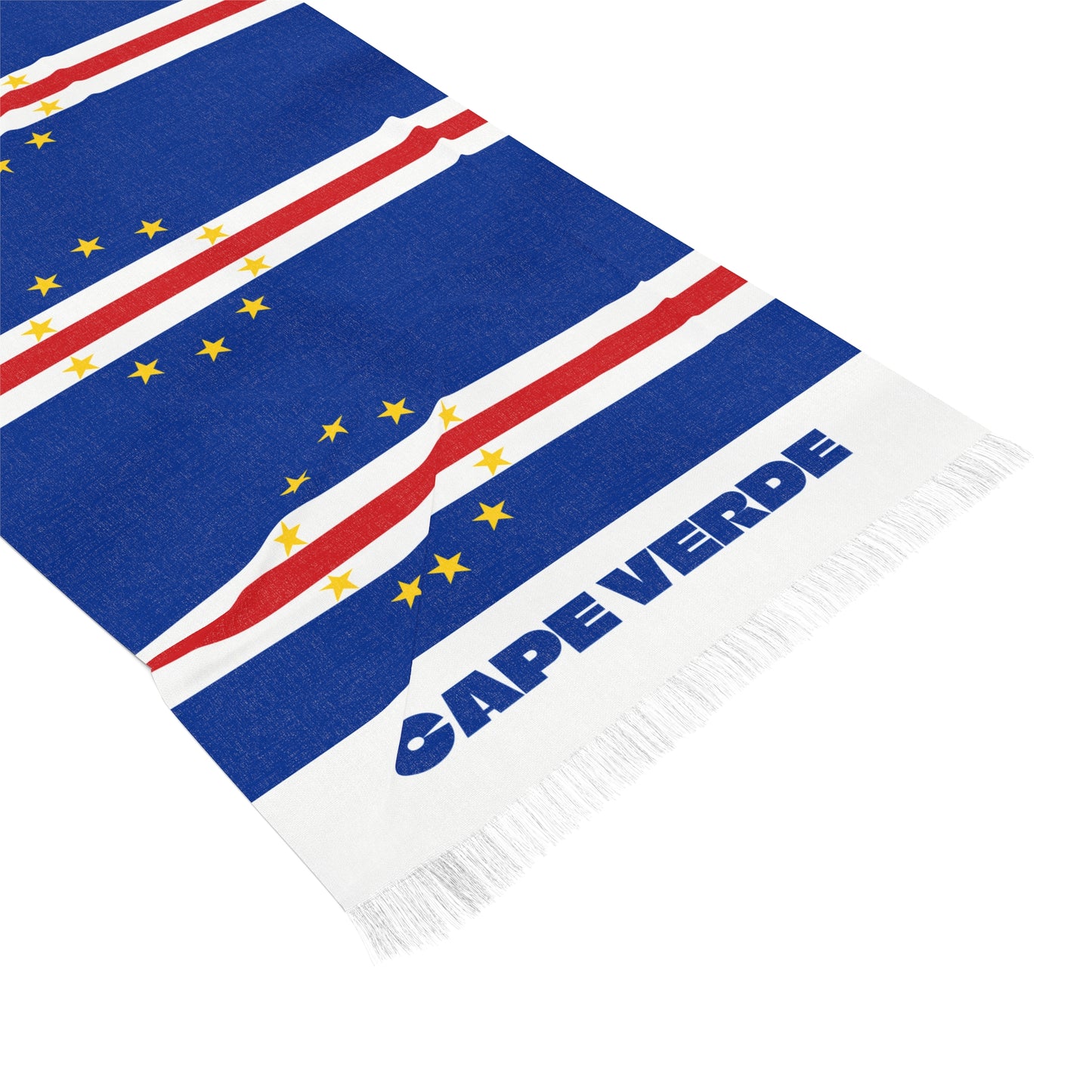 Cape Verde Soccer Scarf - Cape Verde Football Supporter Scarf with Flag (2026)