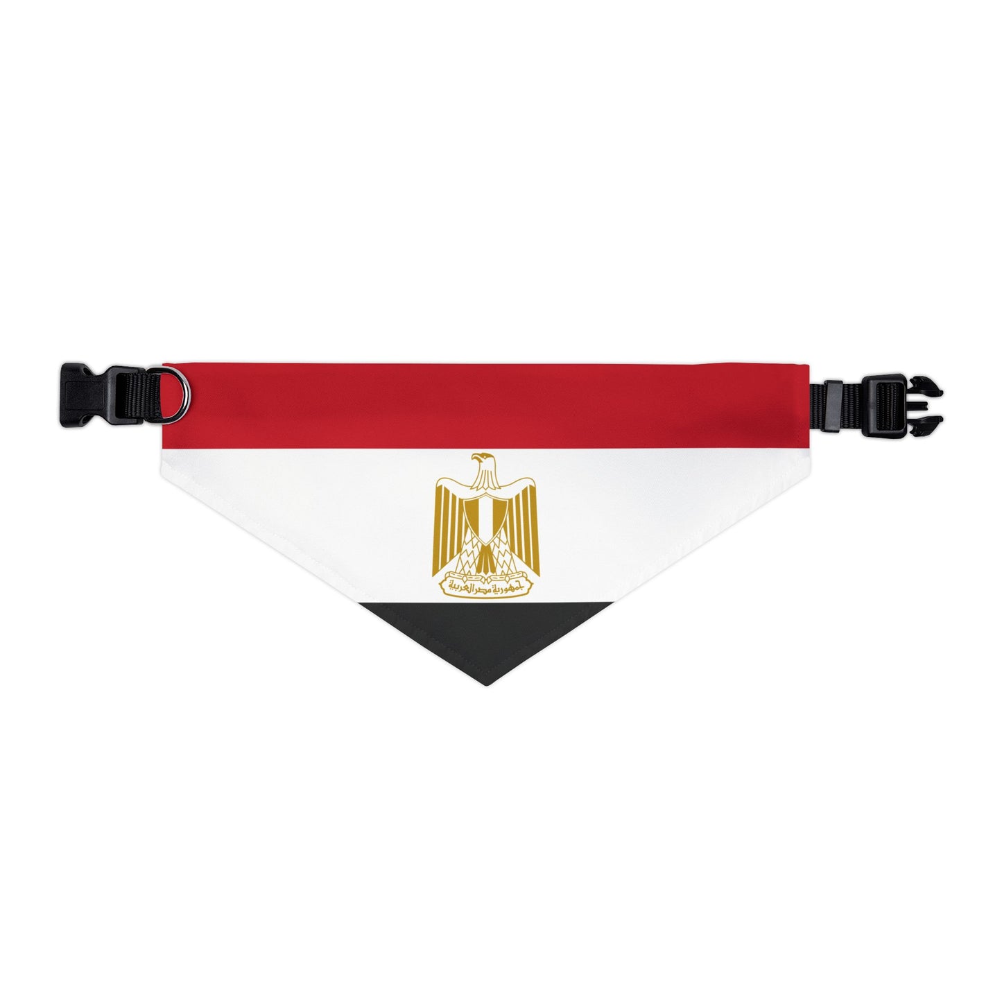 Egypt Soccer Dog Bandana — Egyptian Flag Snap-On Pet Bandana, Fan Gear
