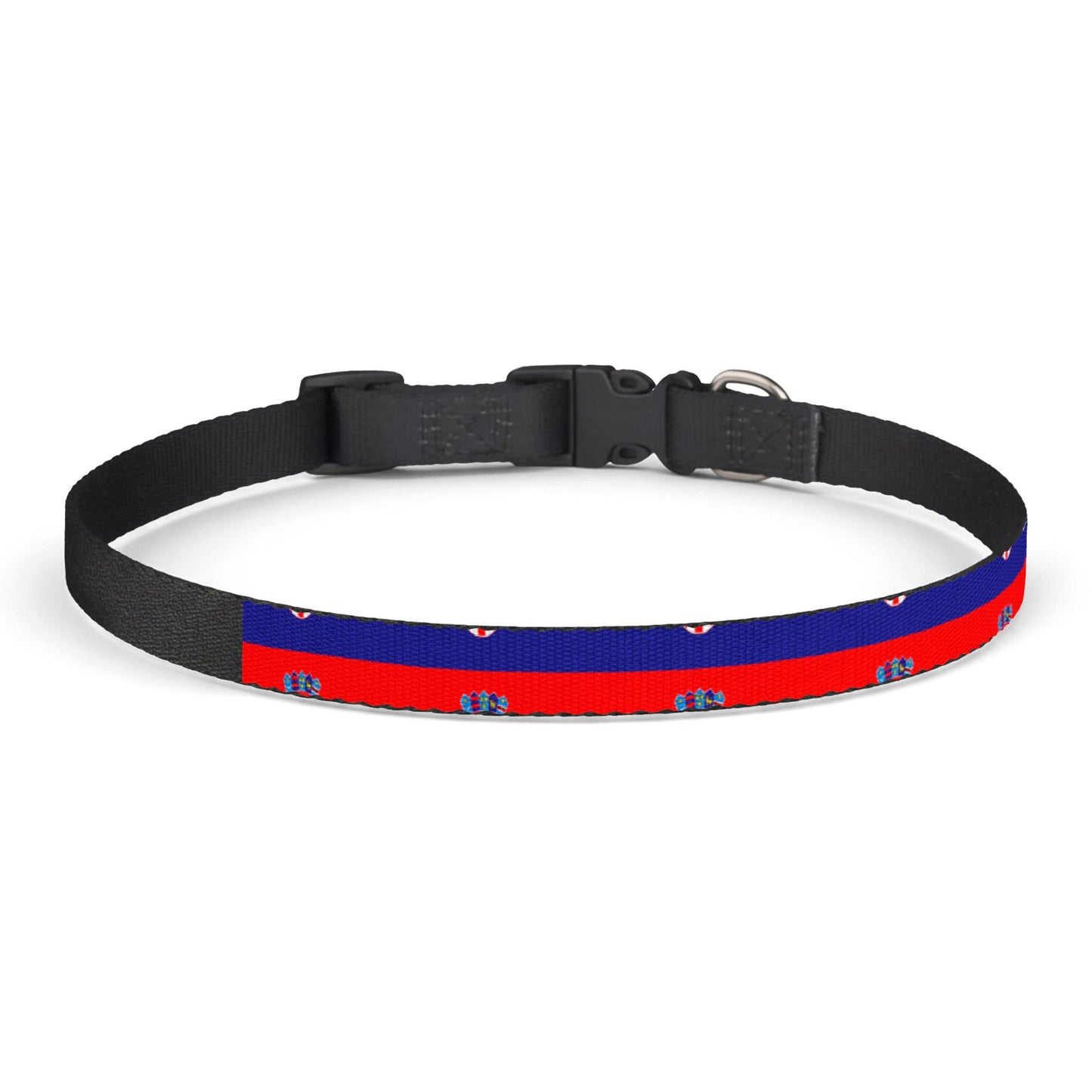 Croatia Soccer Dog Collar — Croatian Flag Clip-On Pet Collar, Fan Gear