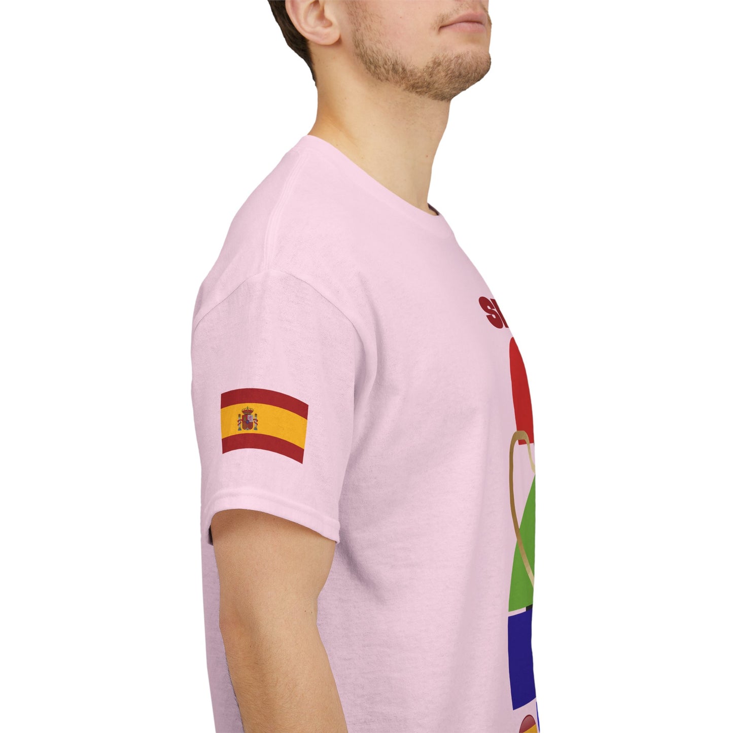 Spain Football T-Shirt - Unisex Spain Soccer Fan Tee with Flag (2026)