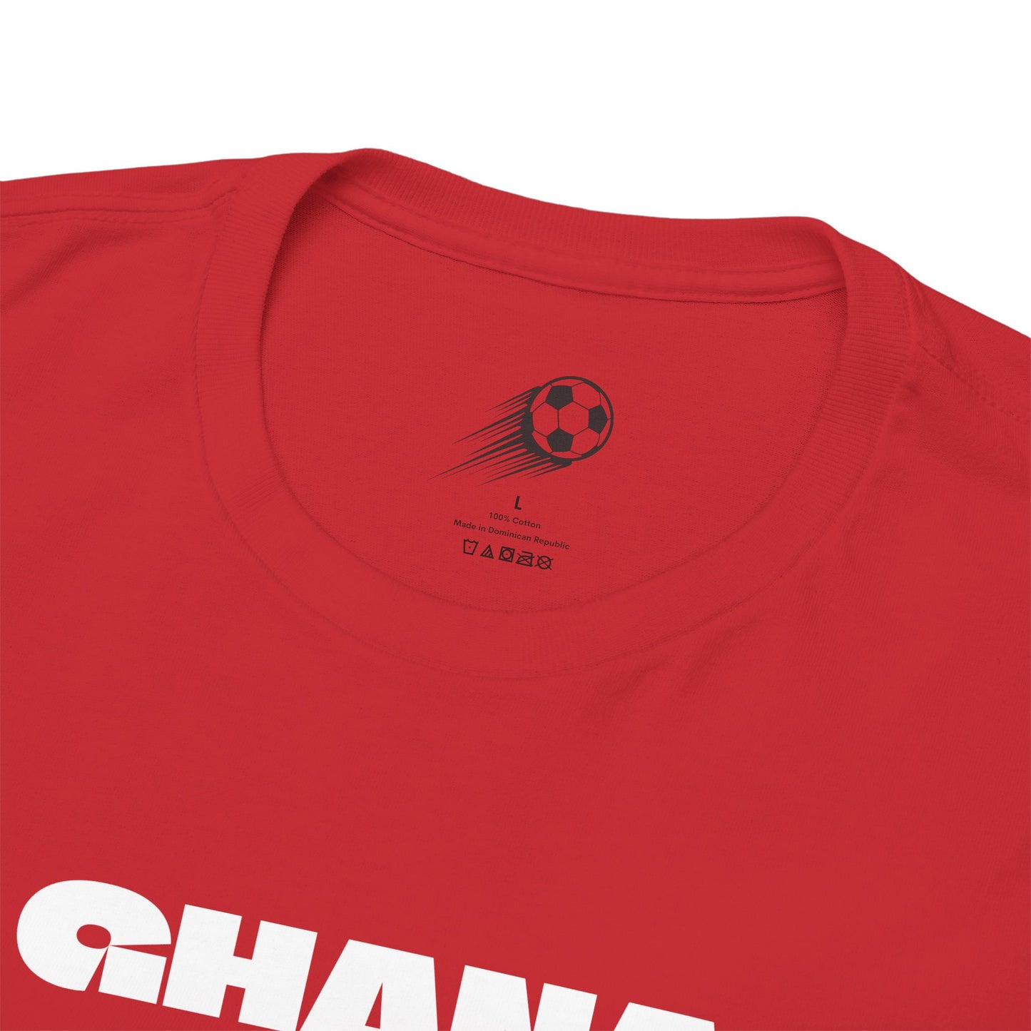 Ghana Football T-Shirt - Unisex Ghana Soccer Fan Tee with Flag (2026)