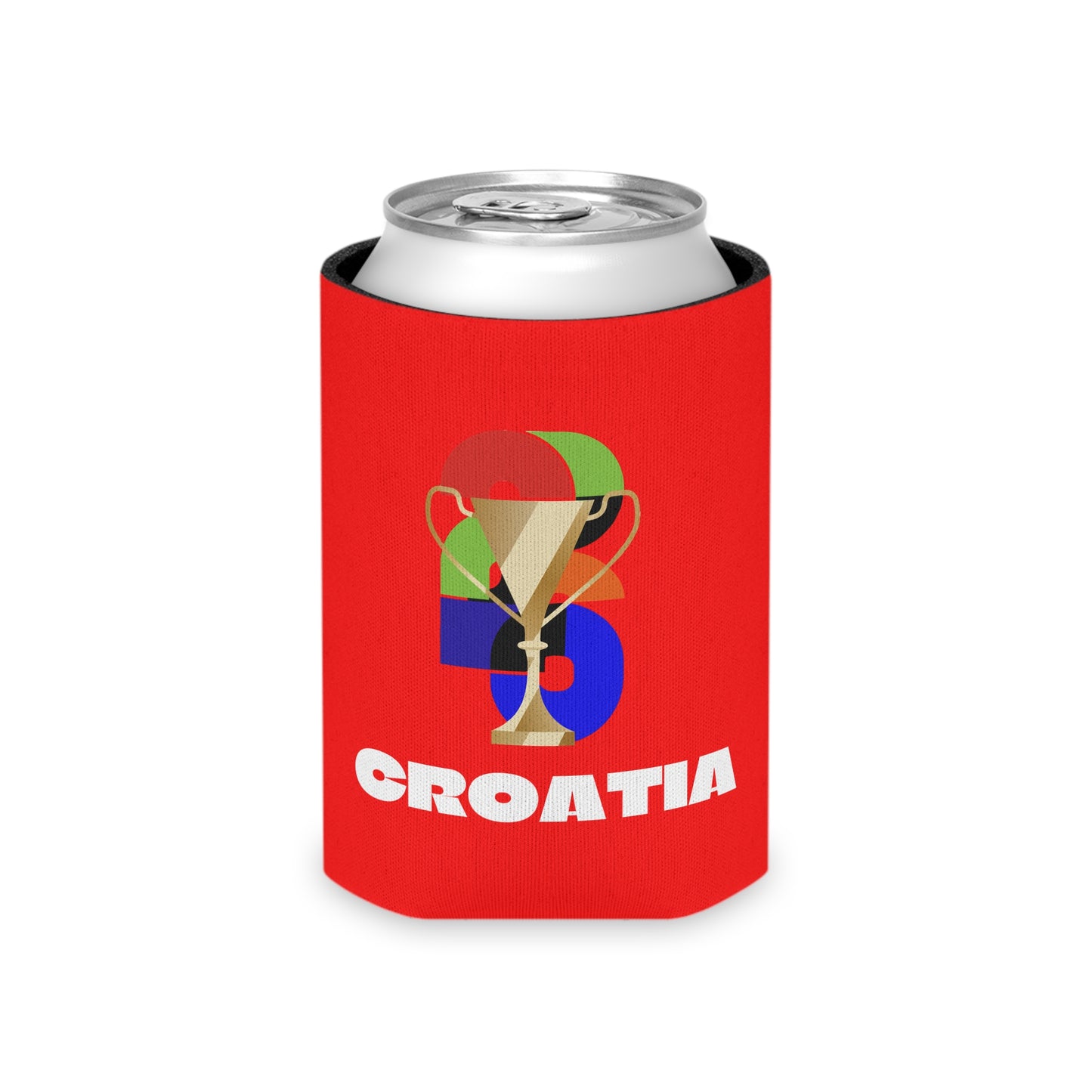 Croatia Soccer Can Cooler - Croatia Football Fan Koozie for Game Day (2026)