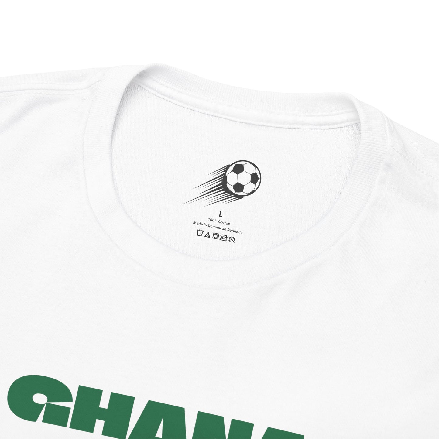 Ghana Football T-Shirt - Unisex Ghana Soccer Fan Tee with Flag (2026)