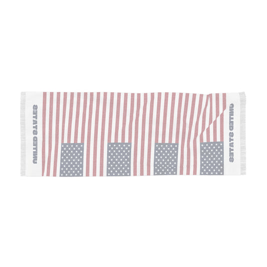 United States Soccer Scarf - United States Football Supporter Scarf with Flag (2026)