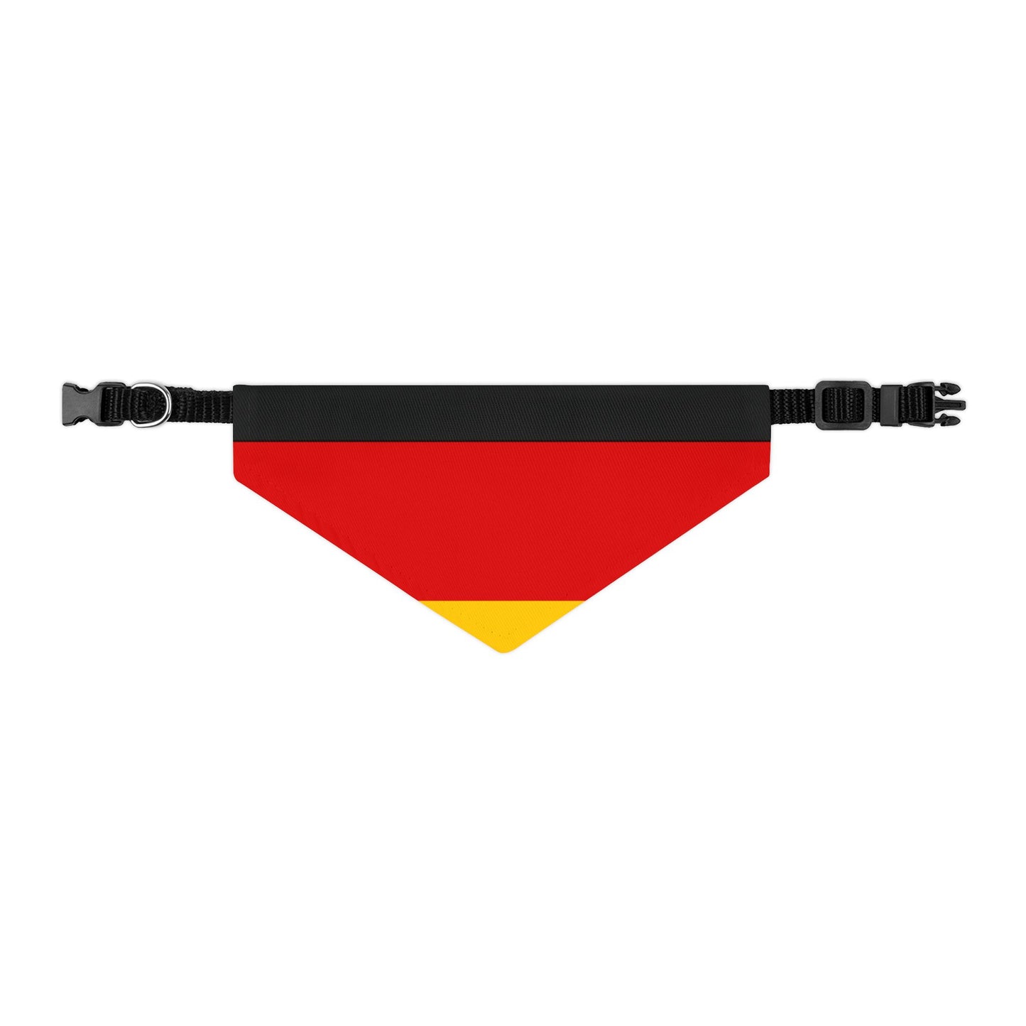 Germany Soccer Dog Bandana — German Flag Snap-On Pet Bandana, Fan Gear