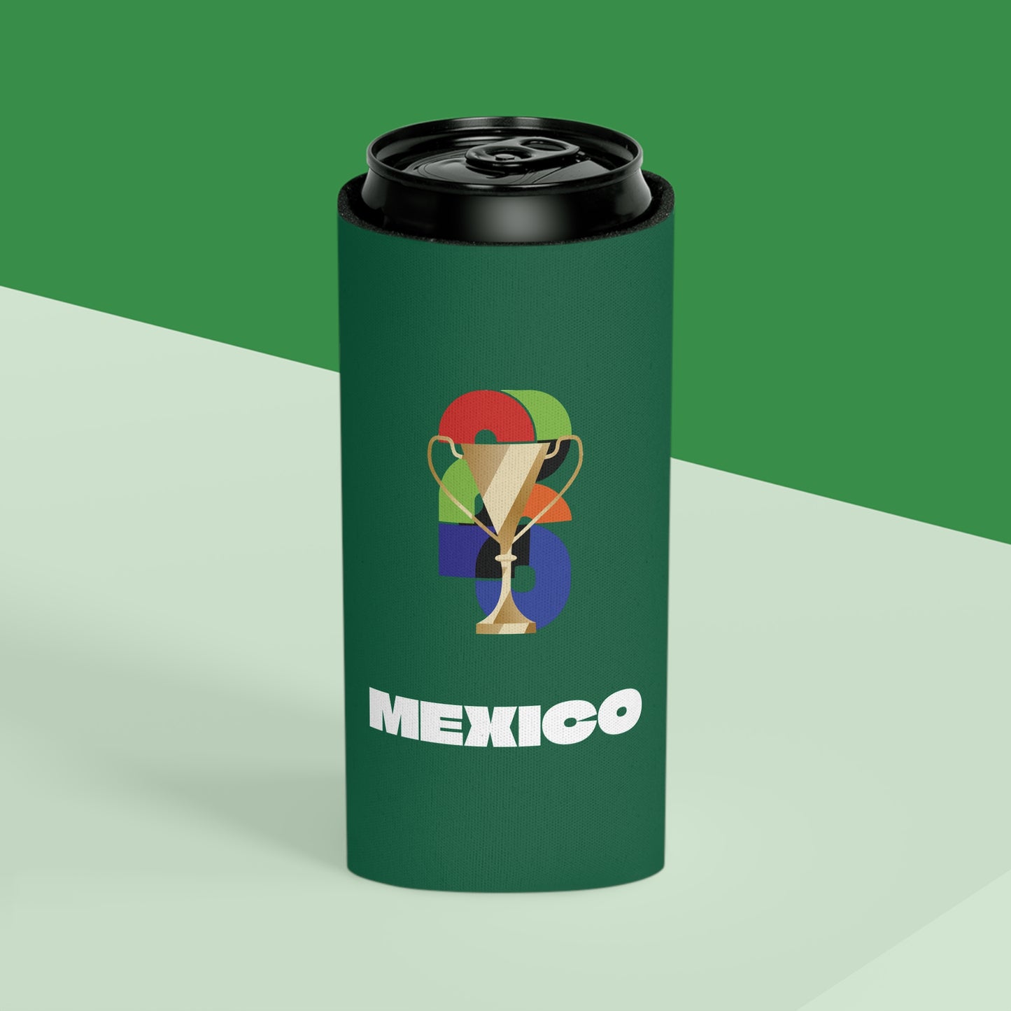 Mexico Soccer Can Cooler - Mexican Football Koozie for Game Day (2026)