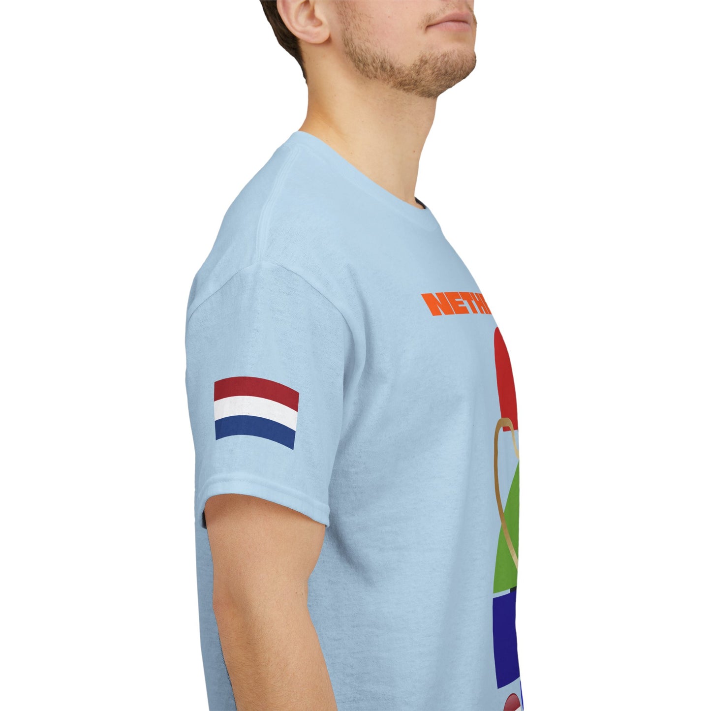 Netherlands Football T-Shirt - Unisex Netherlands Soccer Fan Tee with Flag (2026)