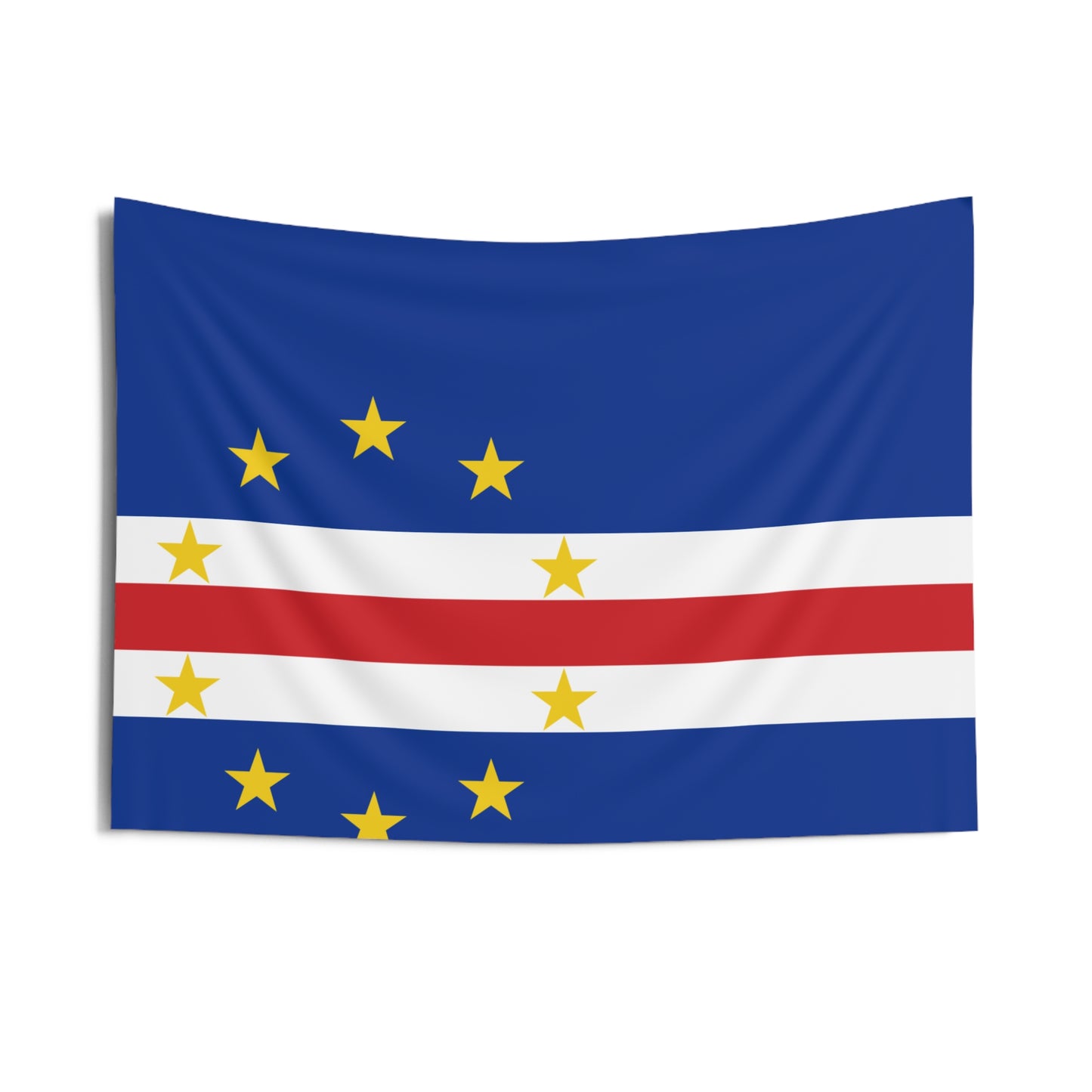 Cape Verde Soccer Tapestry - Cape Verde Flag Wall Banner for Game Day (2026)
