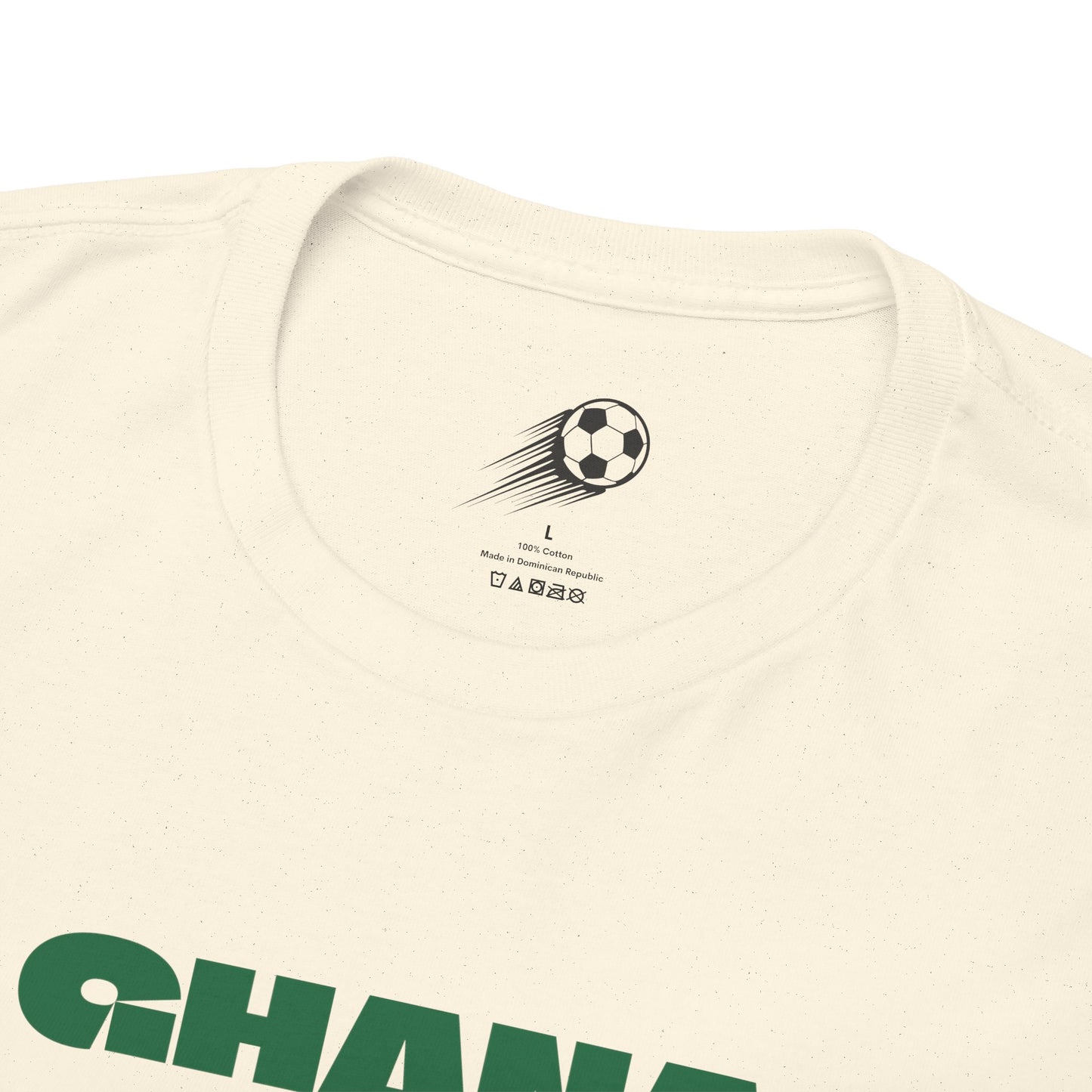 Ghana Football T-Shirt - Unisex Ghana Soccer Fan Tee with Flag (2026)