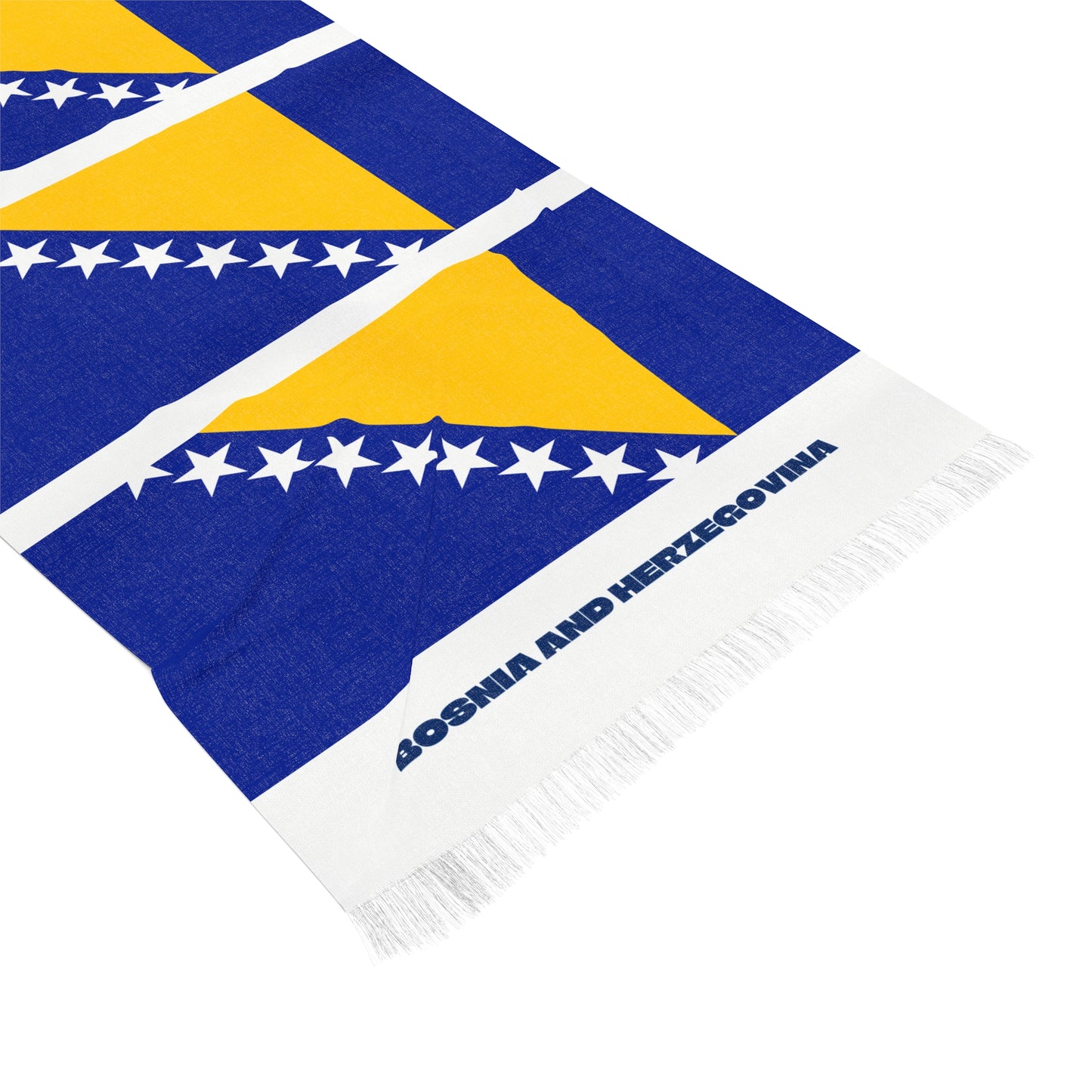 Bosnia and Herzegovina Soccer Scarf - Bosnia and Herzegovina Football Supporter Scarf with Flag (2026)