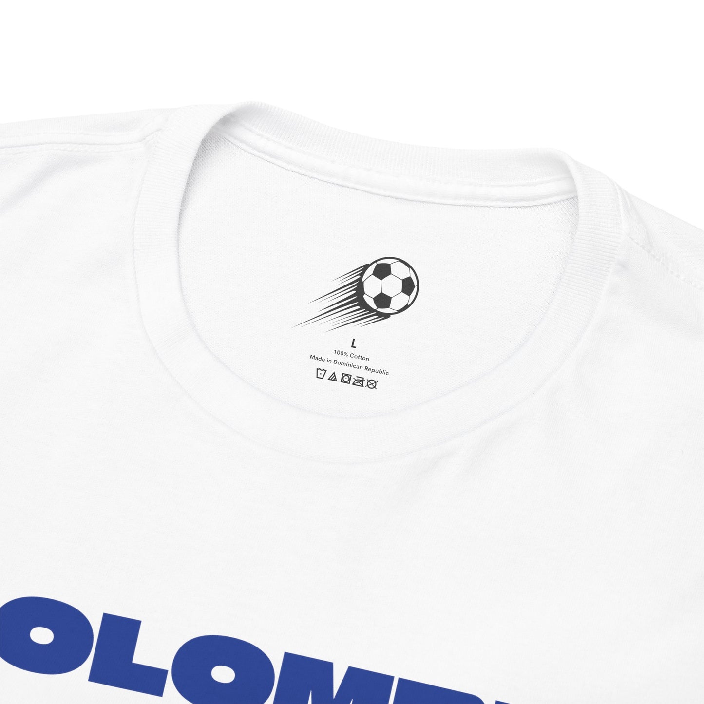 Colombia Football T-Shirt - Unisex Colombia Soccer Fan Tee with Flag (2026)