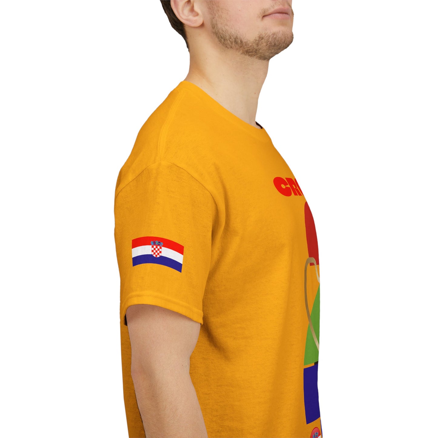 Croatia Football T-Shirt - Unisex Croatia Soccer Fan Tee with Flag (2026)