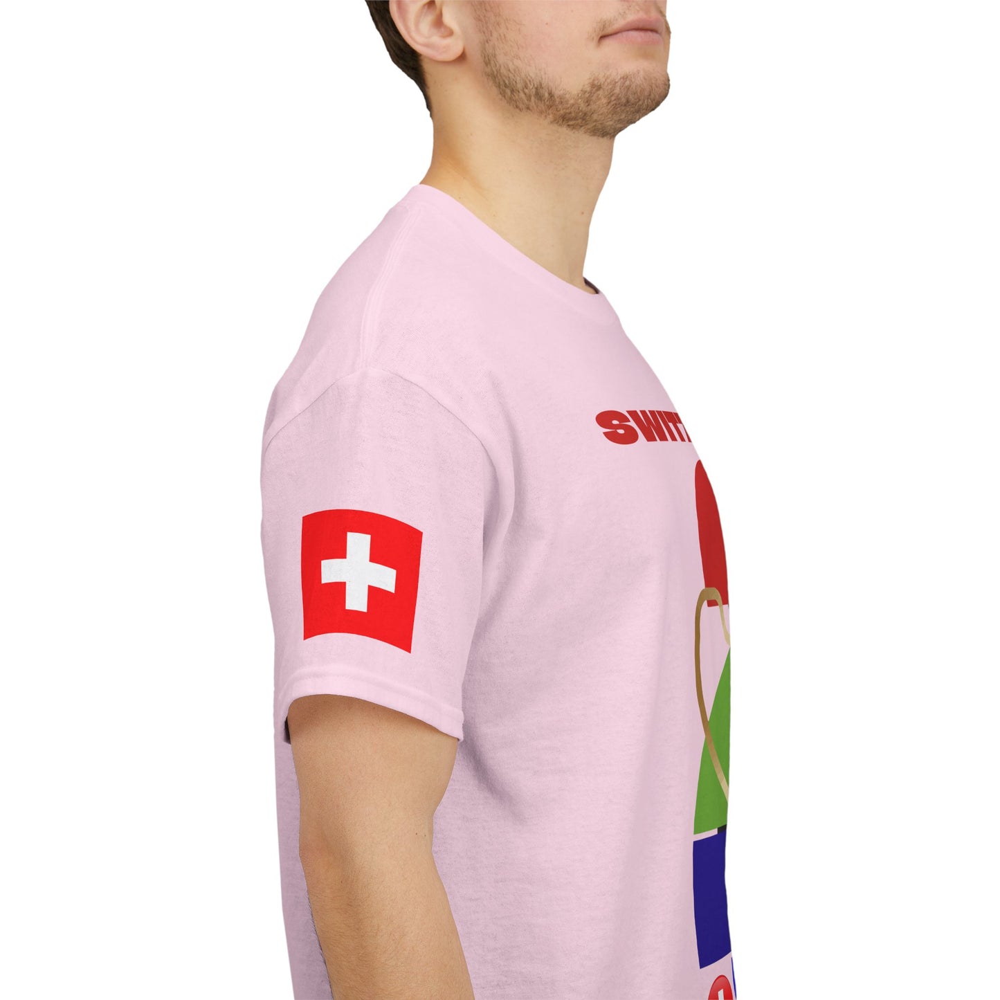 Switzerland Football T-Shirt - Unisex Switzerland Soccer Fan Tee with Flag (2026)