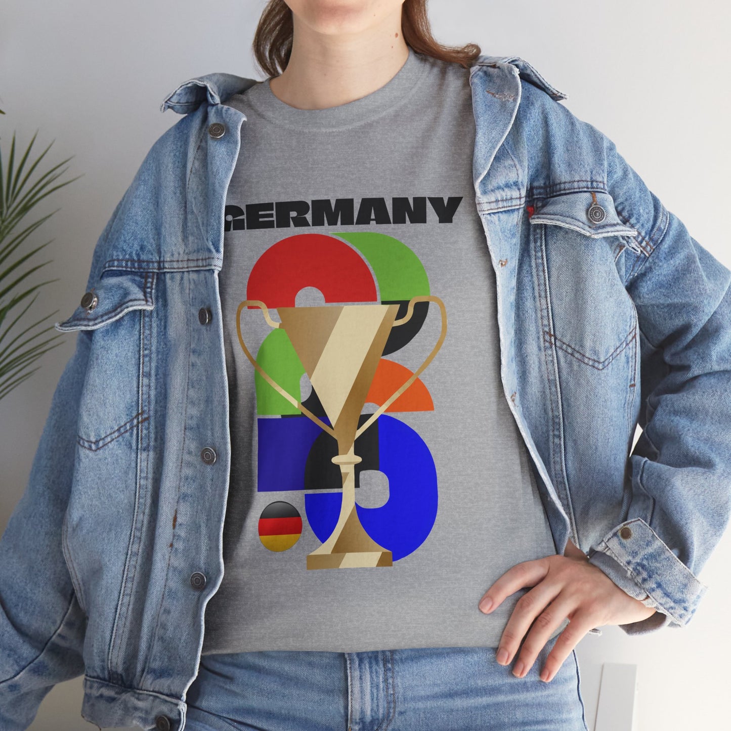 Germany Football T-Shirt - Unisex Germany Soccer Fan Tee with Flag (2026)