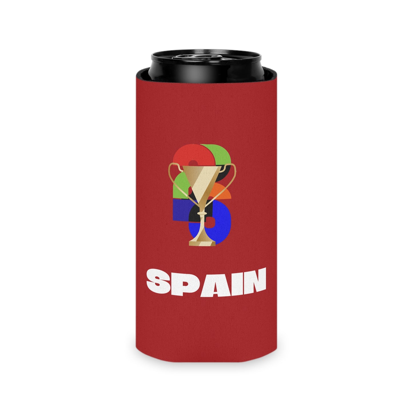 Spain Soccer Can Cooler - Spain Football Fan Koozie for Game Day (2026)
