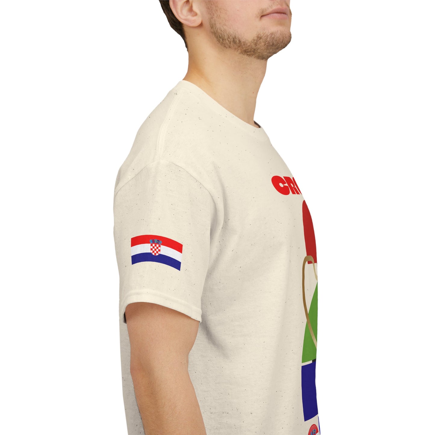 Croatia Football T-Shirt - Unisex Croatia Soccer Fan Tee with Flag (2026)