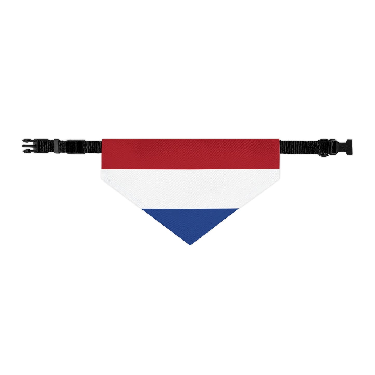 Netherlands Soccer Dog Bandana — Dutch Flag Snap-On Pet Bandana, Fan Gear