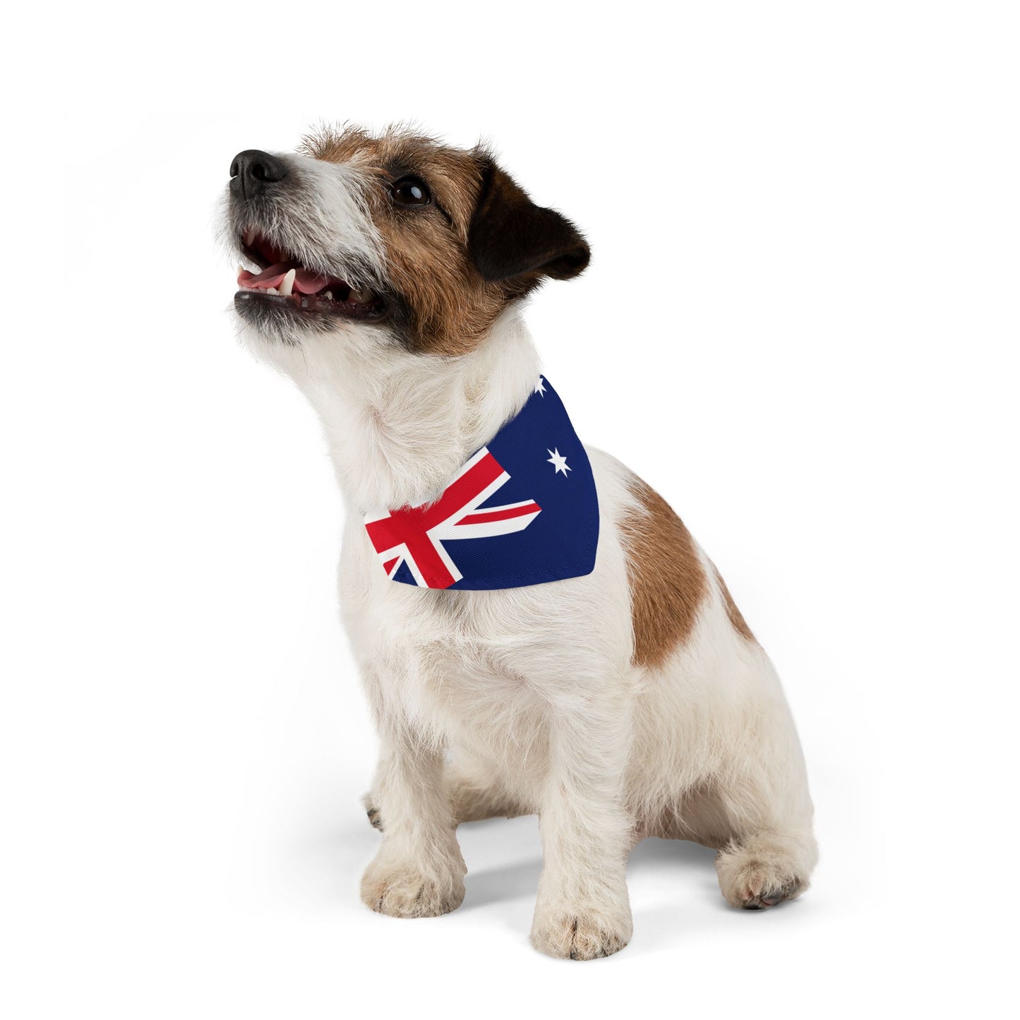 Australia Soccer Dog Bandana — Australian Flag Snap-On Pet Bandana, Fan Gear
