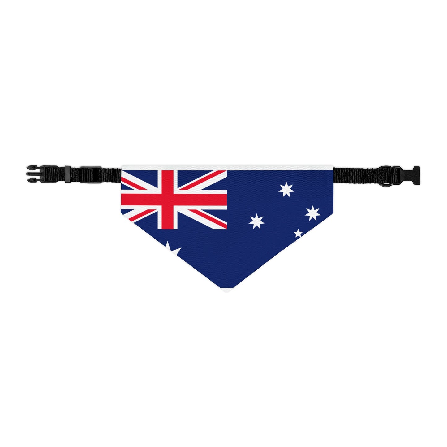 Australia Soccer Dog Bandana — Australian Flag Snap-On Pet Bandana, Fan Gear