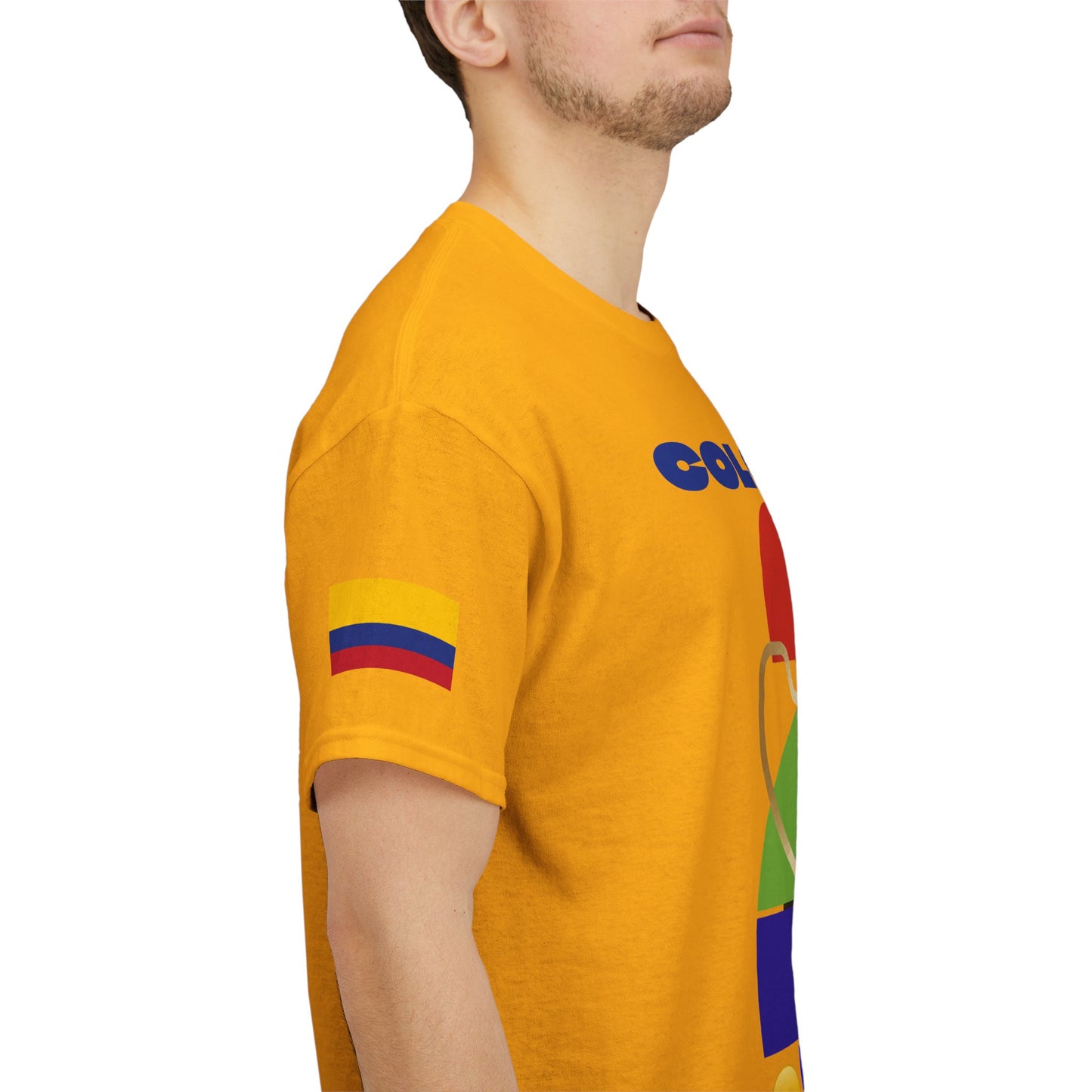 Colombia Football T-Shirt - Unisex Colombia Soccer Fan Tee with Flag (2026)