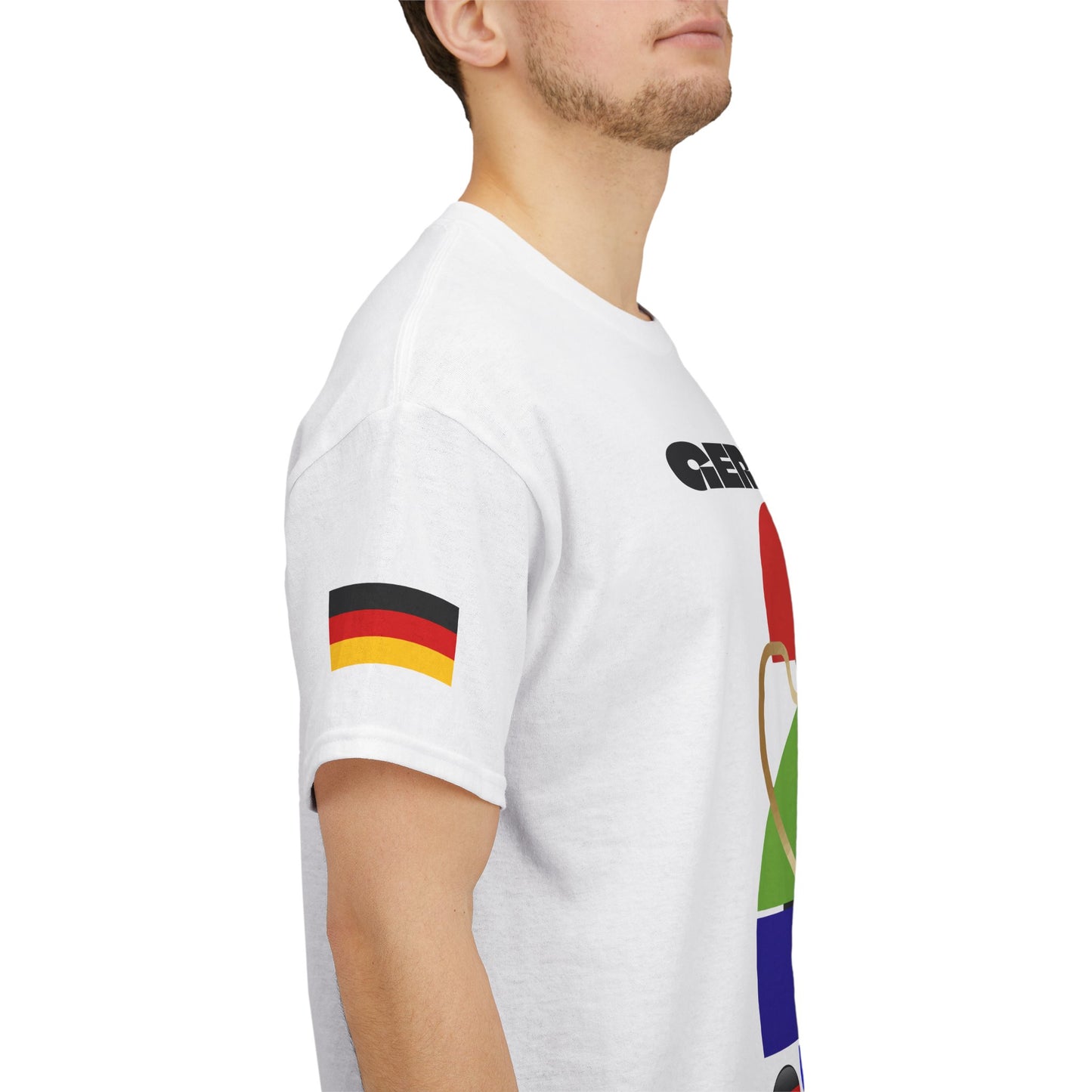 Germany Football T-Shirt - Unisex Germany Soccer Fan Tee with Flag (2026)