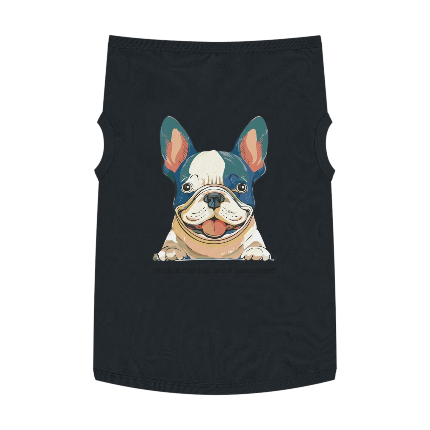 Adorable French Bulldog Pet Tank Top, Dog Summer Tee, Cute Canine Shirt, Pet Apparel, Gift for Dog Lovers, Casual Dog Wear