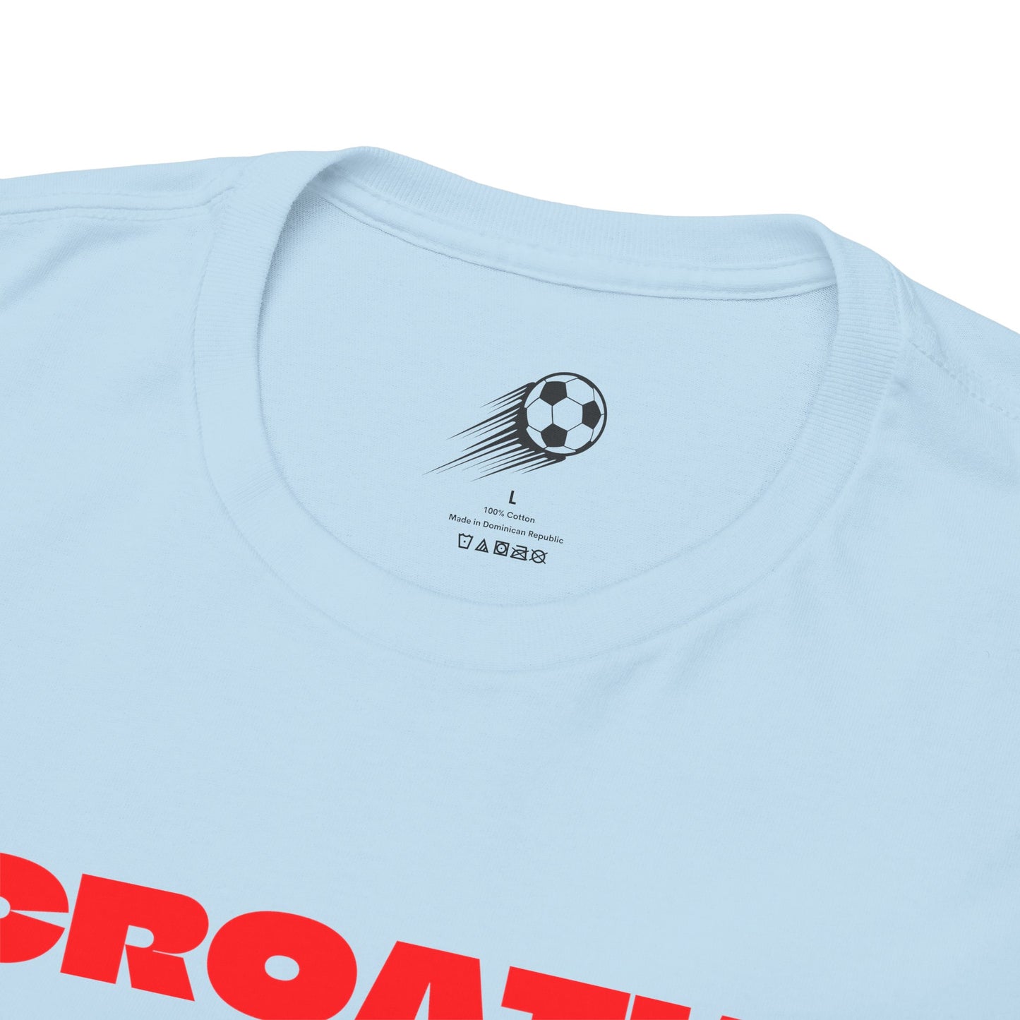 Croatia Football T-Shirt - Unisex Croatia Soccer Fan Tee with Flag (2026)