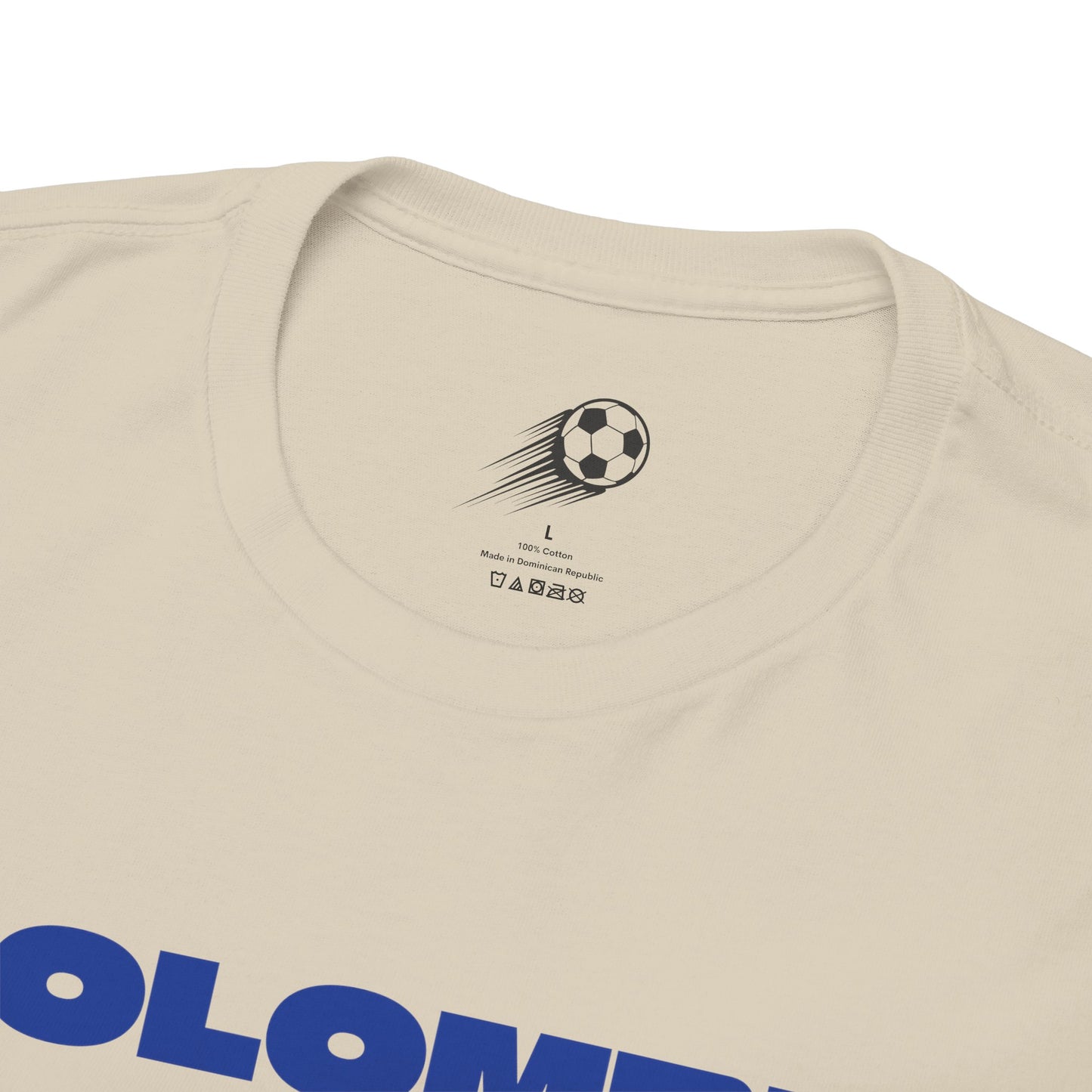 Colombia Football T-Shirt - Unisex Colombia Soccer Fan Tee with Flag (2026)