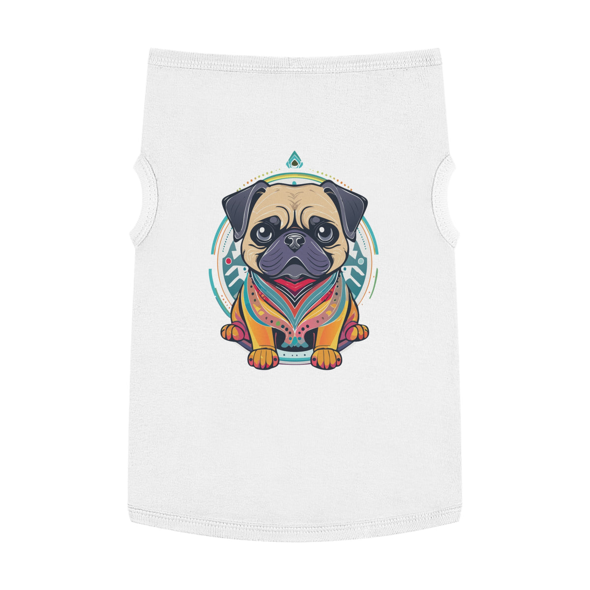 Namaste Pug Pet Tank Top, Stylish Dog Apparel, Yoga Pet Wear, Pet Summer Outfit, Dog Lover Gift, Funny Dog Shirt