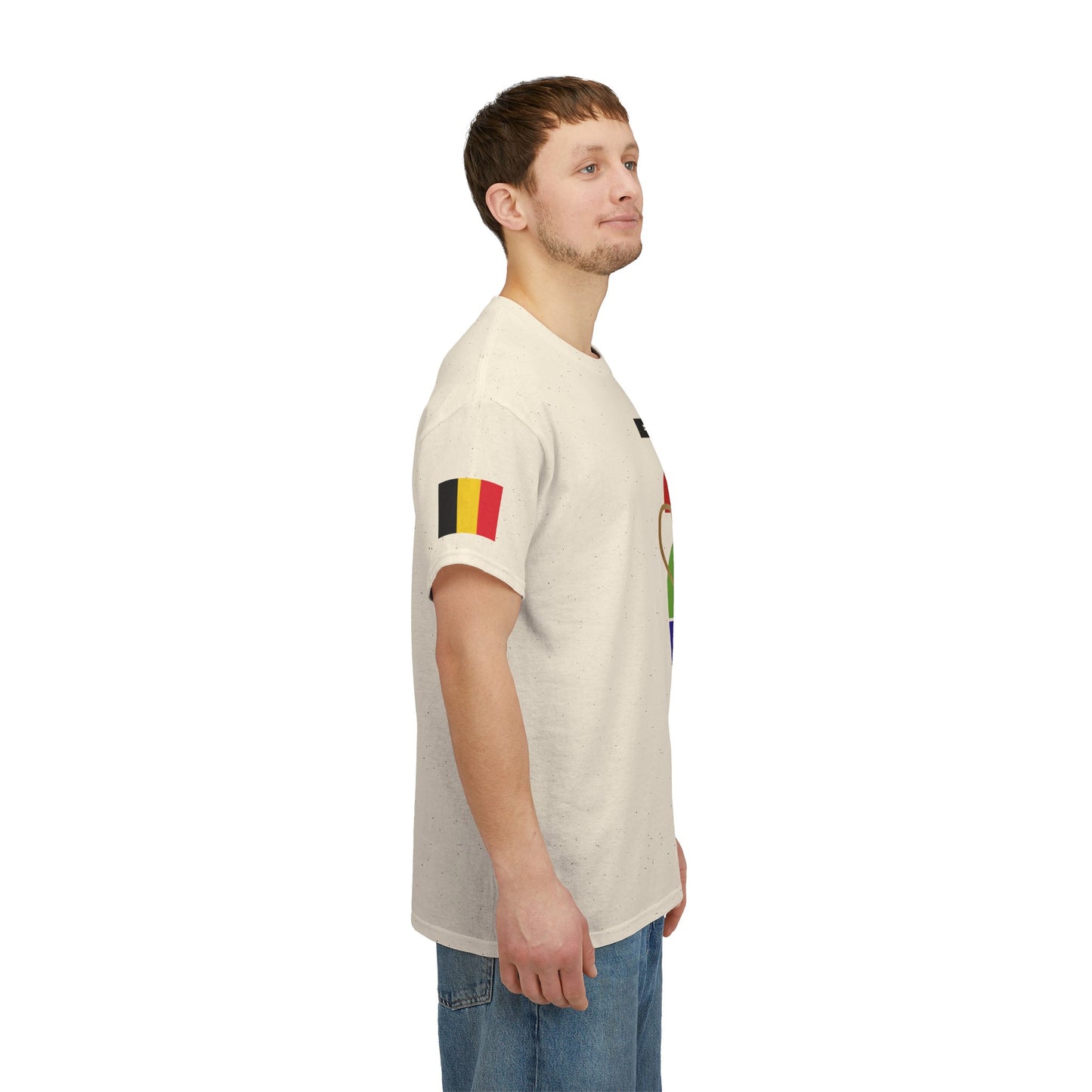 Belgium Football T-Shirt - Unisex Belgium Soccer Fan Tee with Flag (2026)