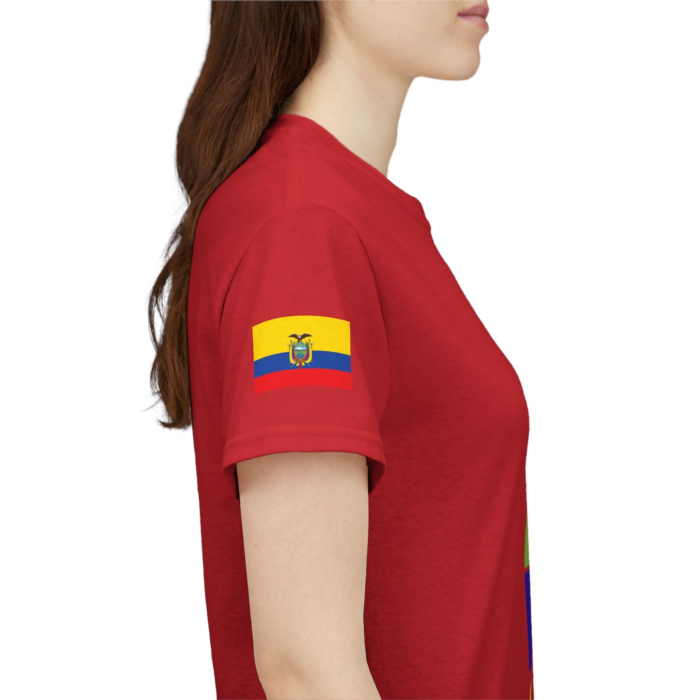 Ecuador Football T-Shirt - Unisex Ecuador Soccer Fan Tee with Flag (2026)