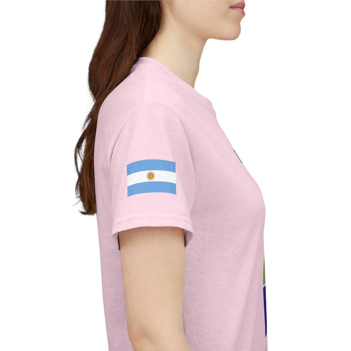 Argentina Football T-Shirt - Unisex Argentina Soccer Fan Tee with Flag (2026)