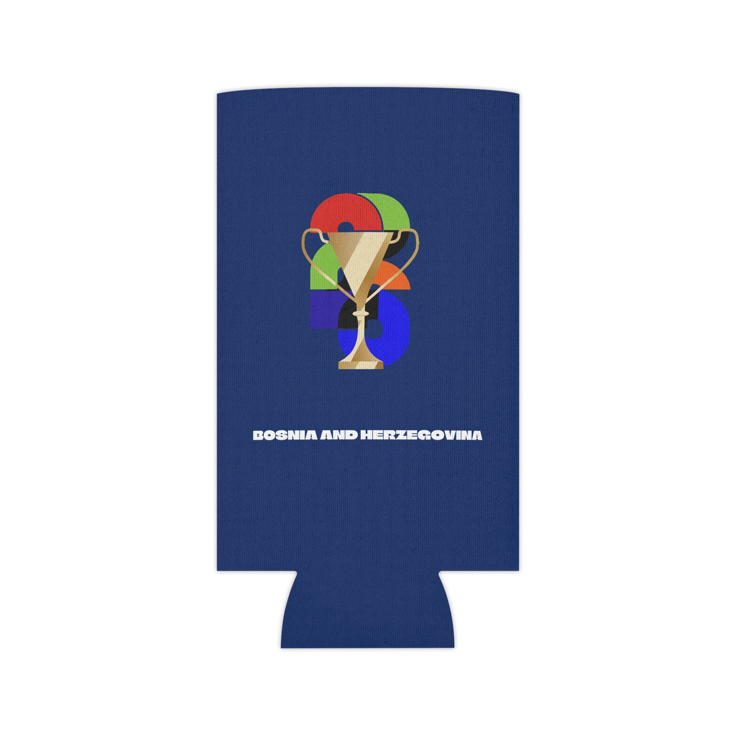 Bosnia and Herzegovina Soccer Can Cooler - Bosnia and Herzegovina Football Fan Koozie for Game Day (2026)