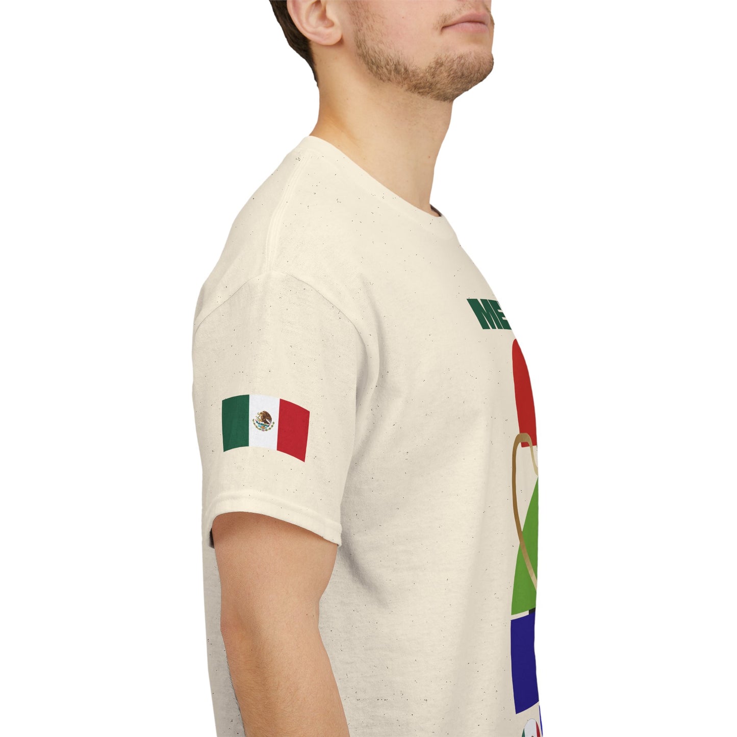 Mexico Football T-Shirt - Unisex Mexico Soccer Fan Tee with Flag (2026)