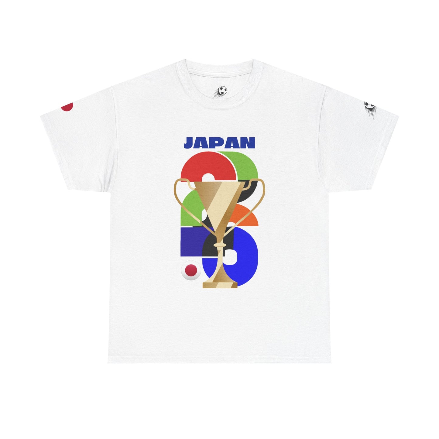 Japan Football T-Shirt - Unisex Japan Soccer Fan Tee with Flag (2026)