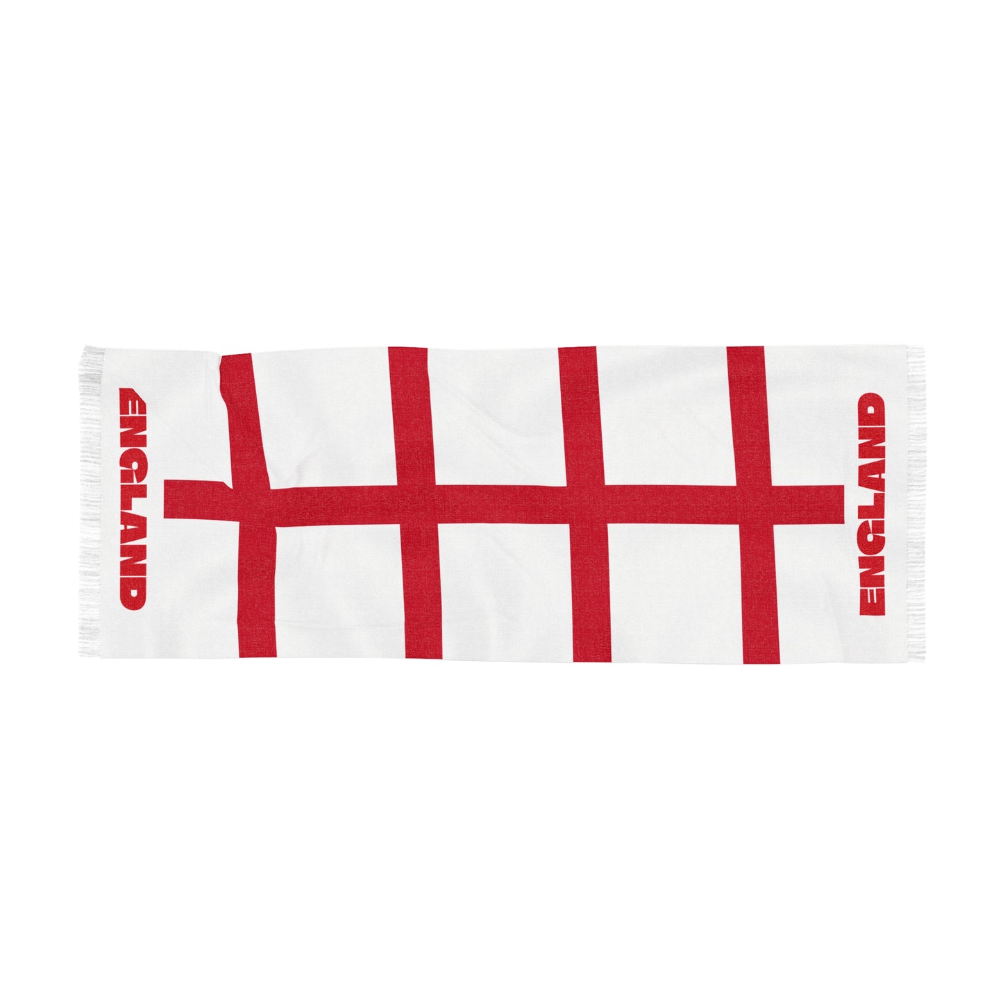 England Soccer Scarf - England Football Supporter Scarf with Flag (2026)