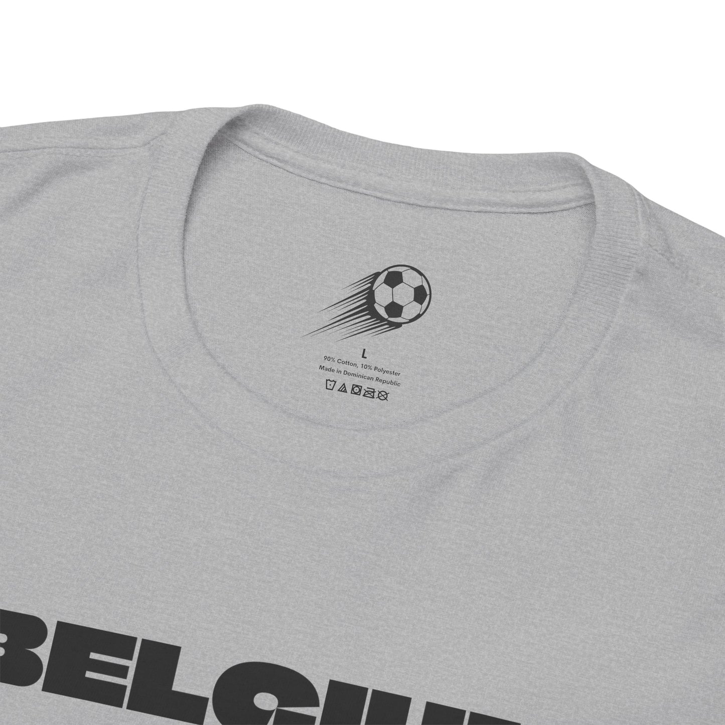Belgium Football T-Shirt - Unisex Belgium Soccer Fan Tee with Flag (2026)