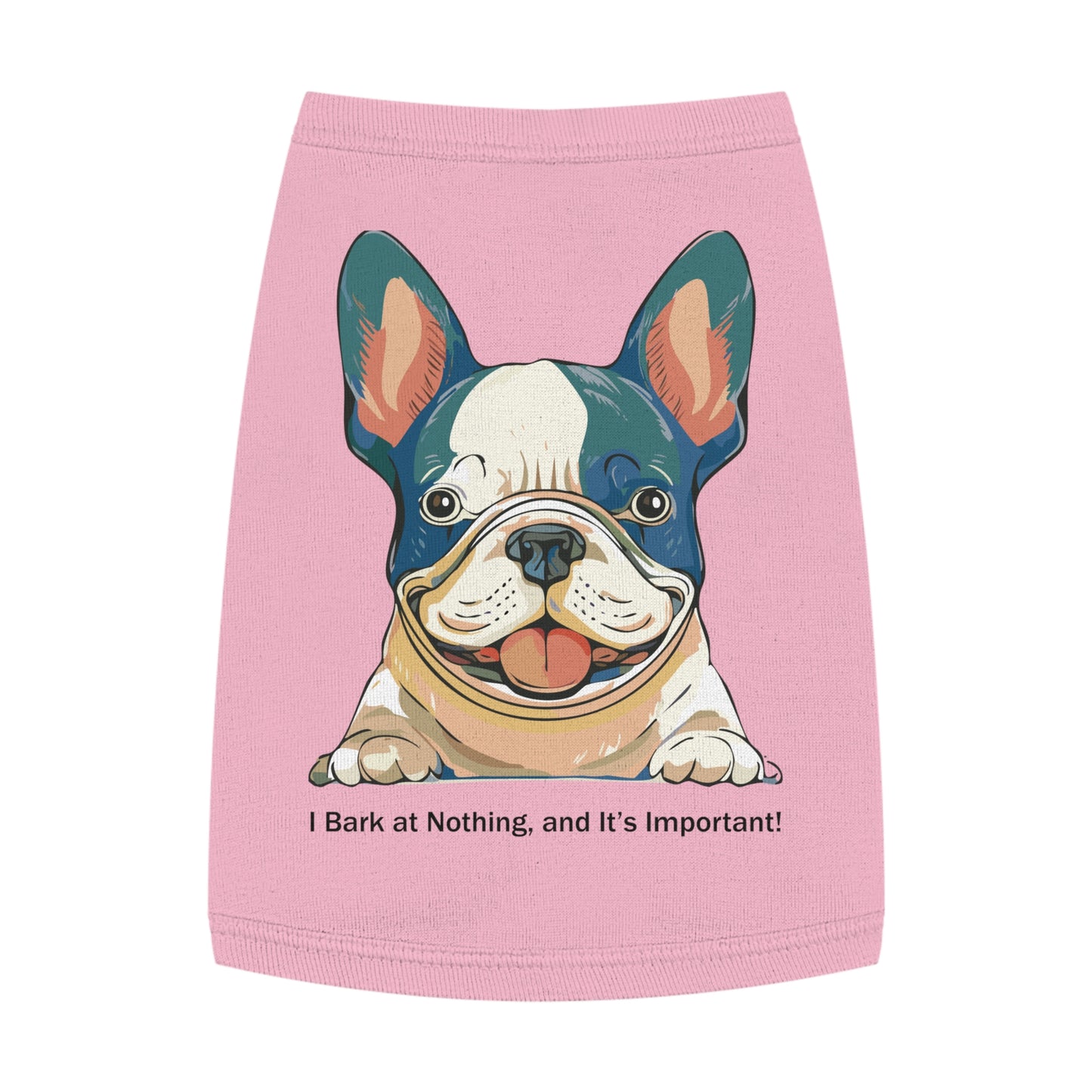 Adorable French Bulldog Pet Tank Top, Dog Summer Tee, Cute Canine Shirt, Pet Apparel, Gift for Dog Lovers, Casual Dog Wear