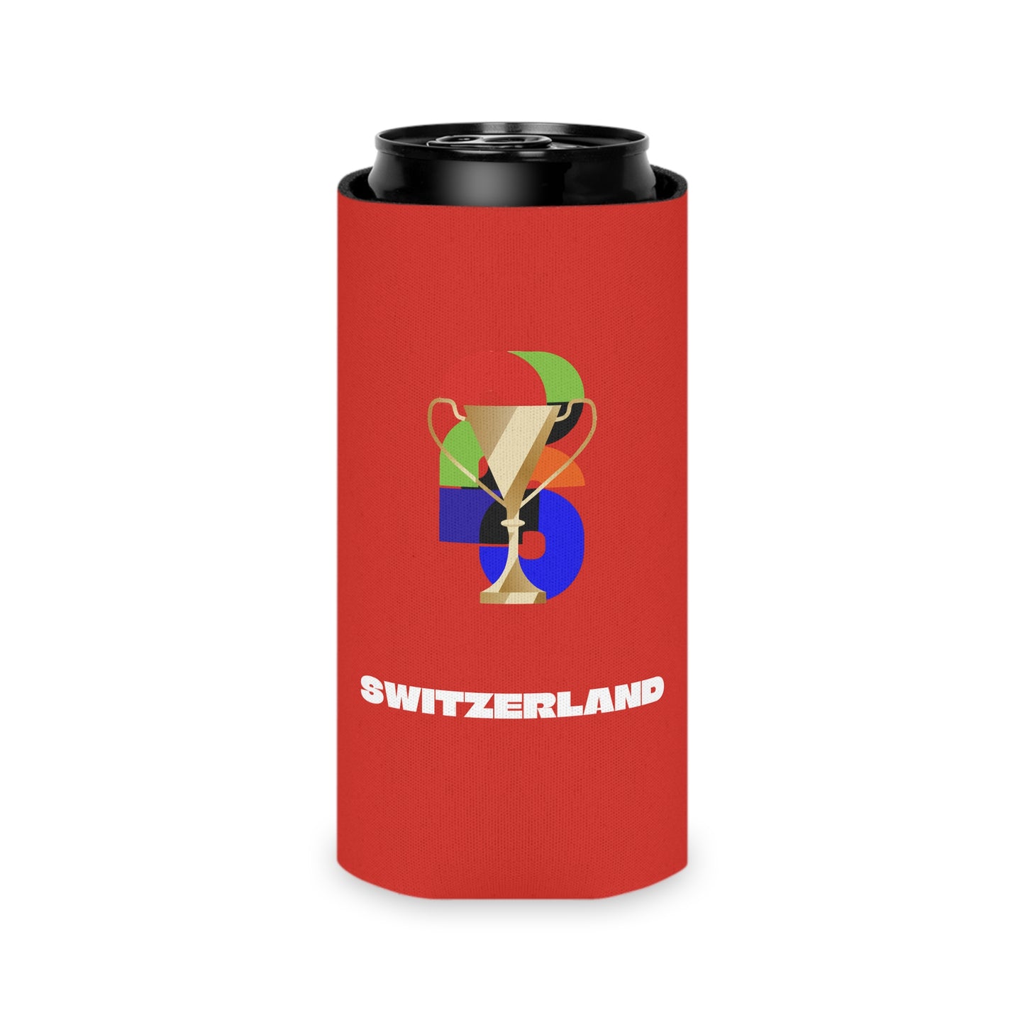 Switzerland Soccer Can Cooler - Switzerland Football Fan Koozie for Game Day (2026)