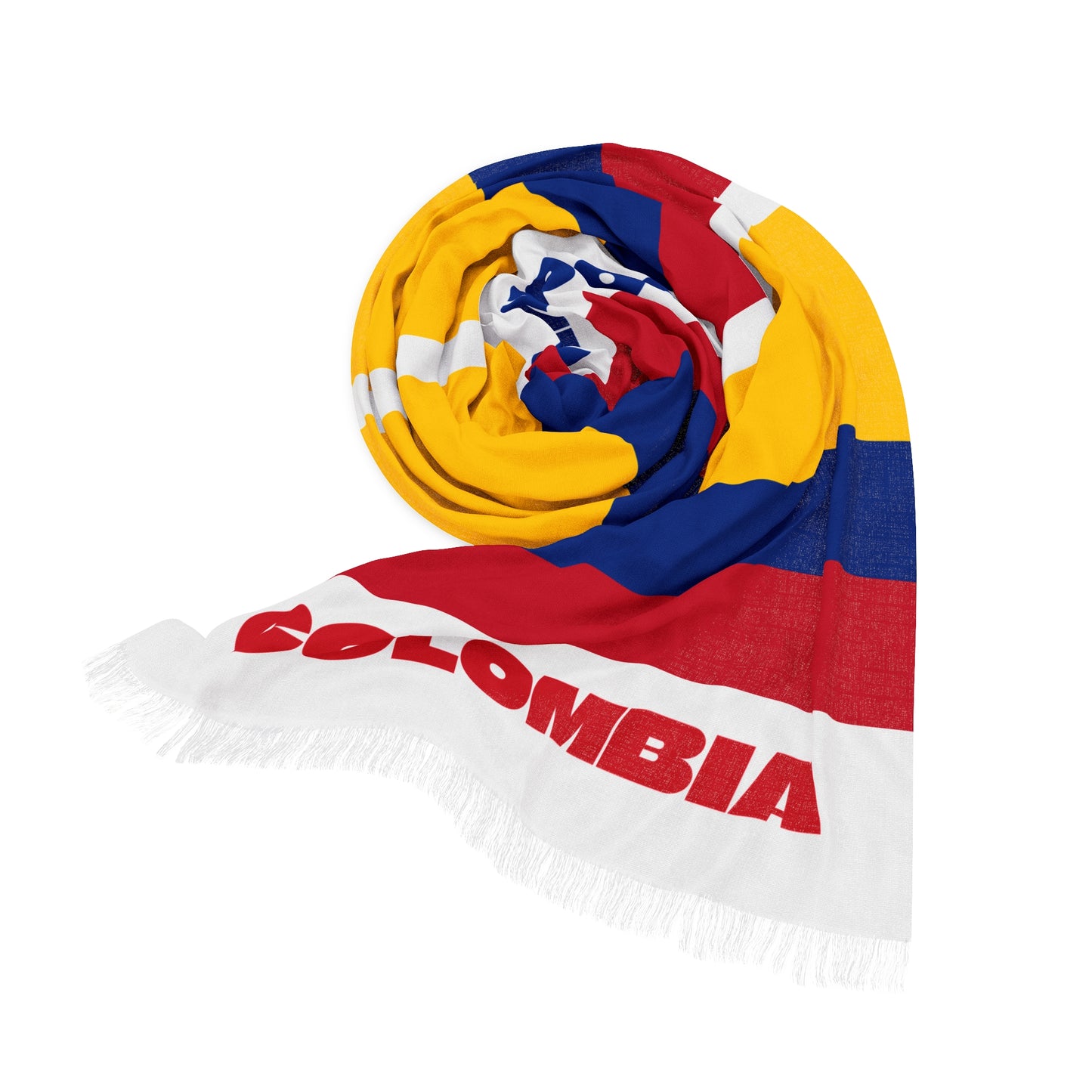 Colombia Soccer Scarf - Colombia Football Supporter Scarf with Flag (2026)