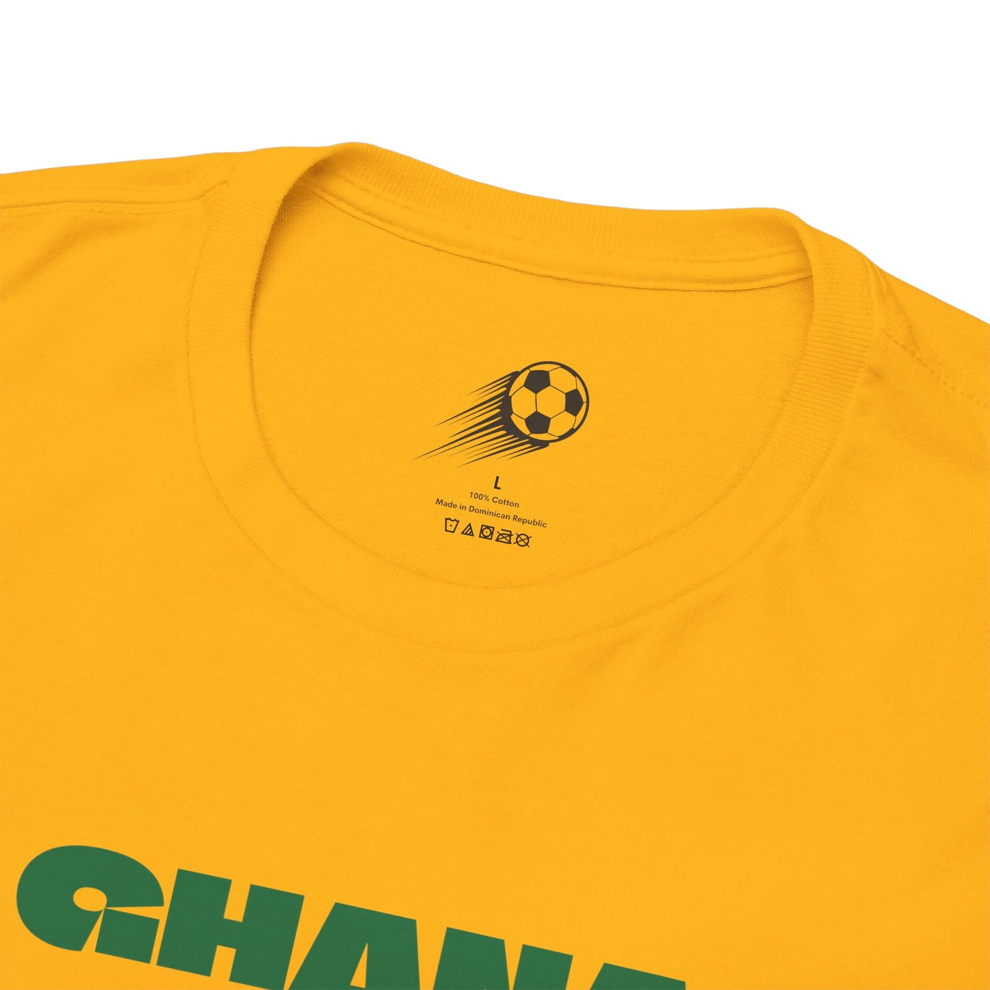 Ghana Football T-Shirt - Unisex Ghana Soccer Fan Tee with Flag (2026)