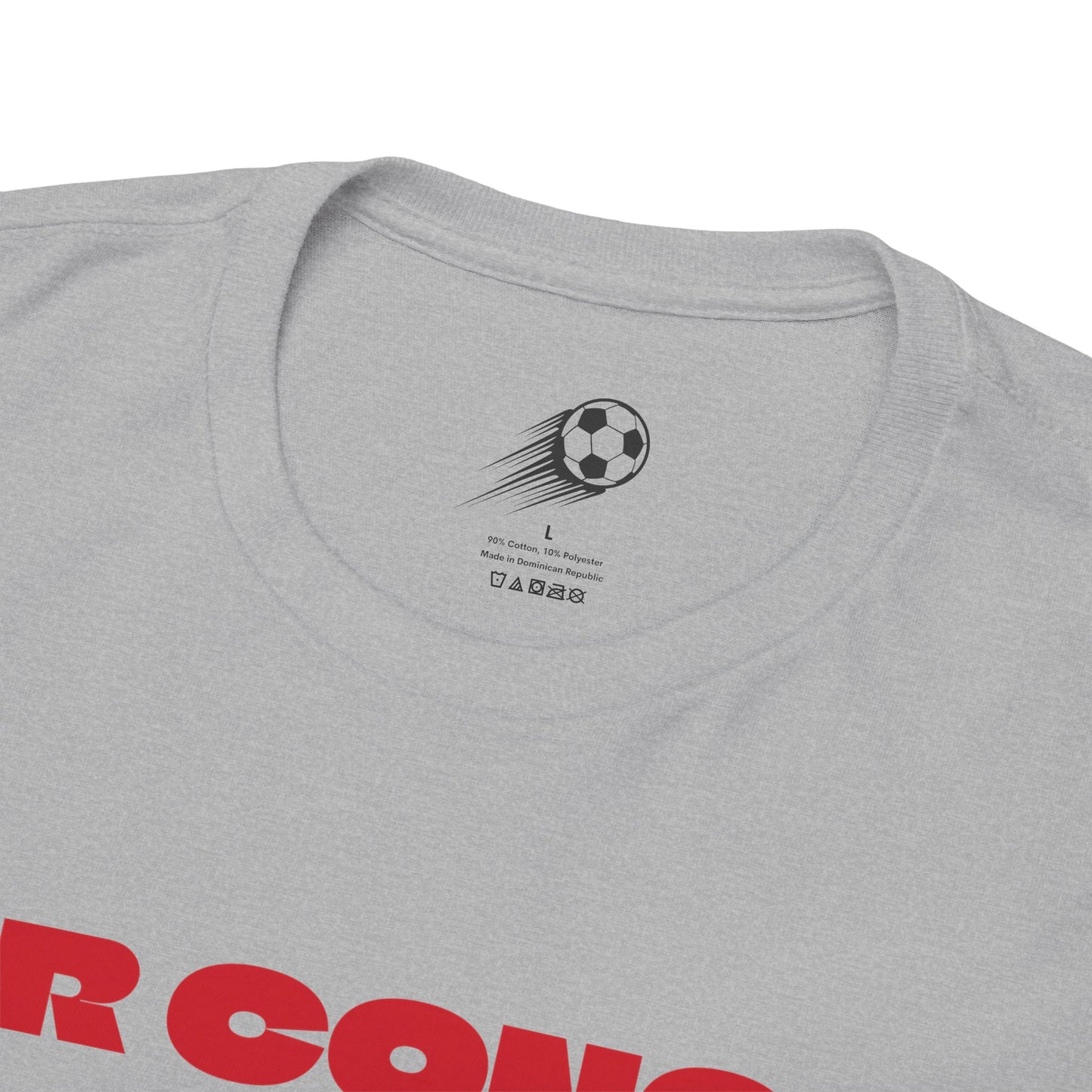 DR Congo Football T-Shirt - Unisex DR Congo Soccer Fan Tee with Flag (2026)