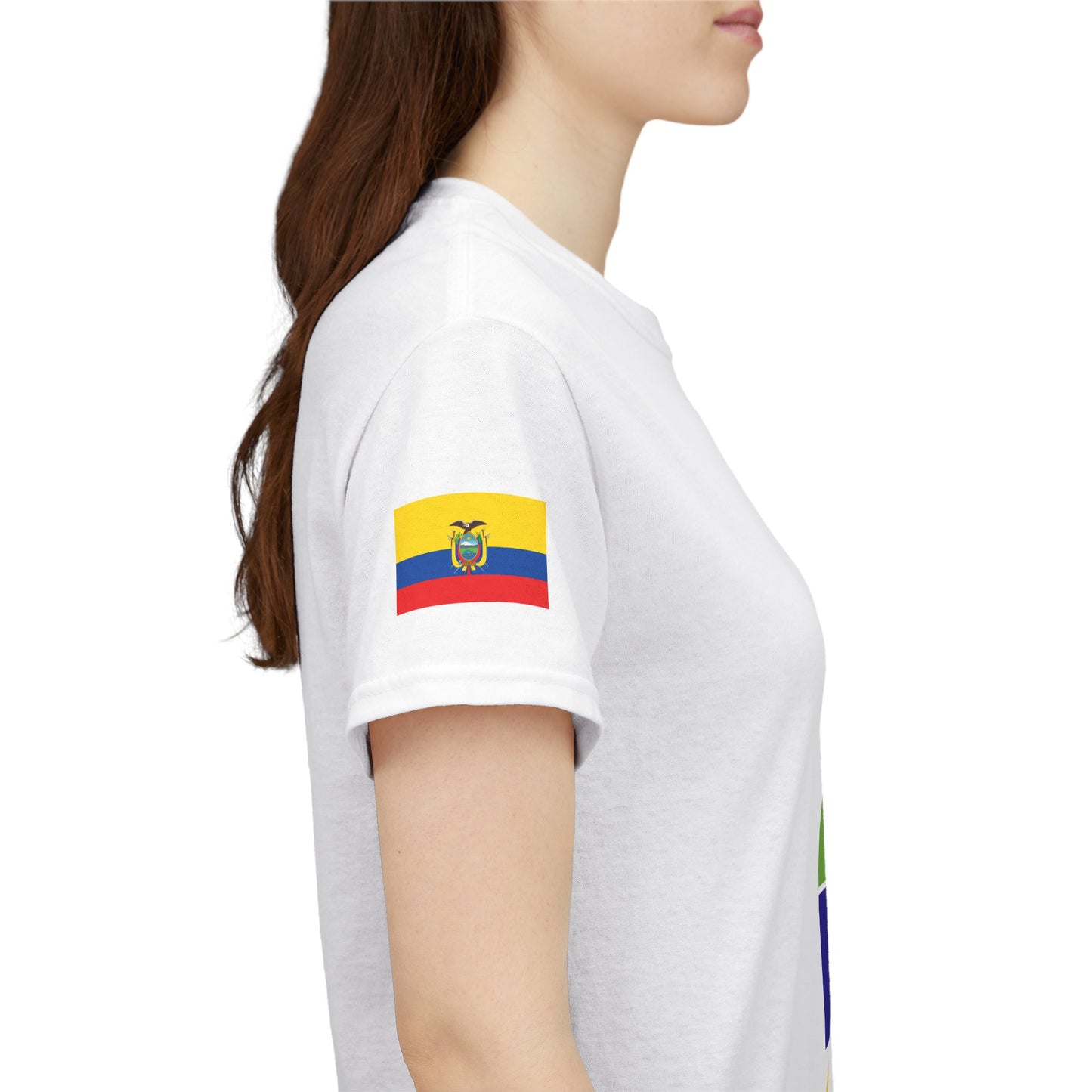 Ecuador Football T-Shirt - Unisex Ecuador Soccer Fan Tee with Flag (2026)
