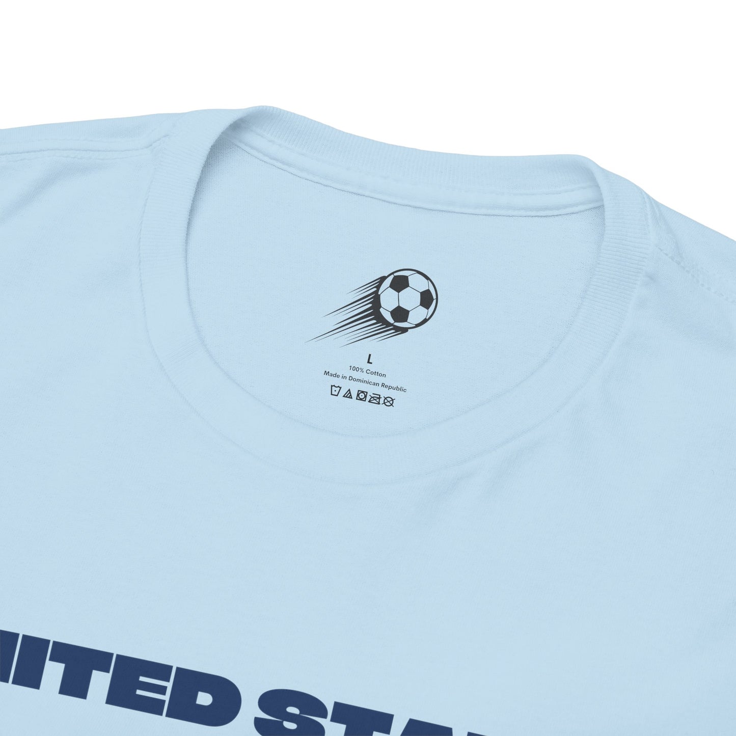 United States Football T-Shirt - Unisex United States Soccer Fan Tee with Flag (2026)